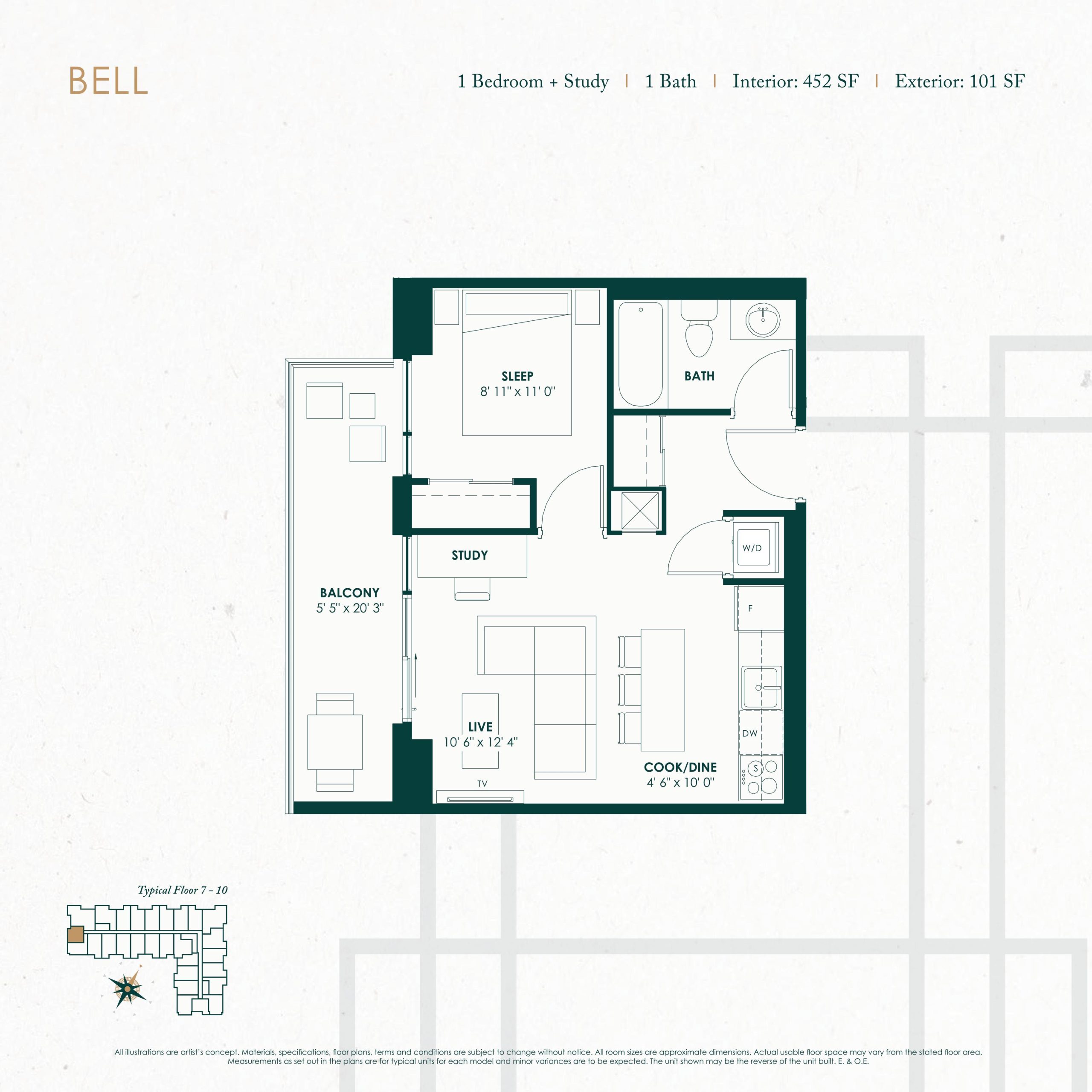Bell (Tower) floor plan
