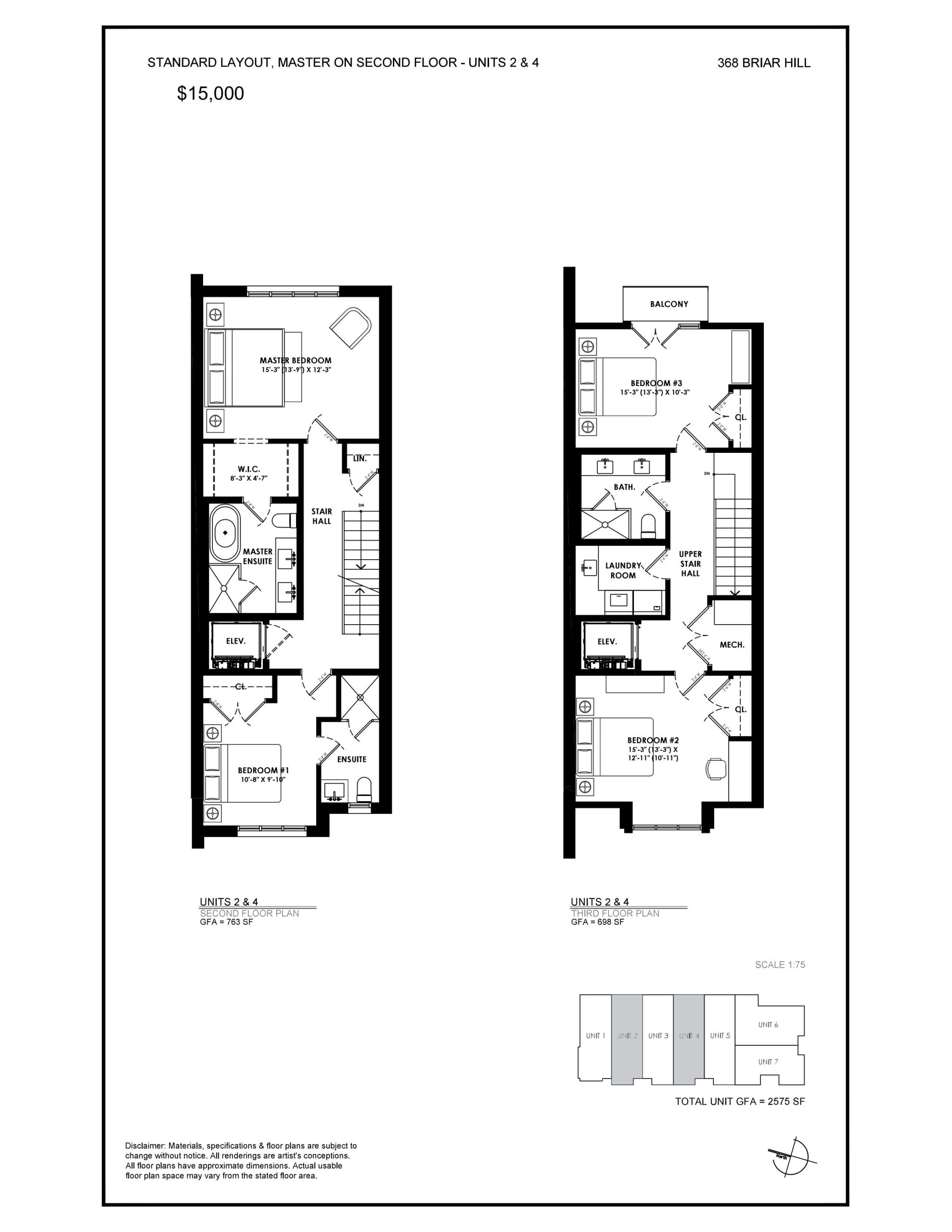 Ruby - Standard Layout, 2nd Floor Master floor plan