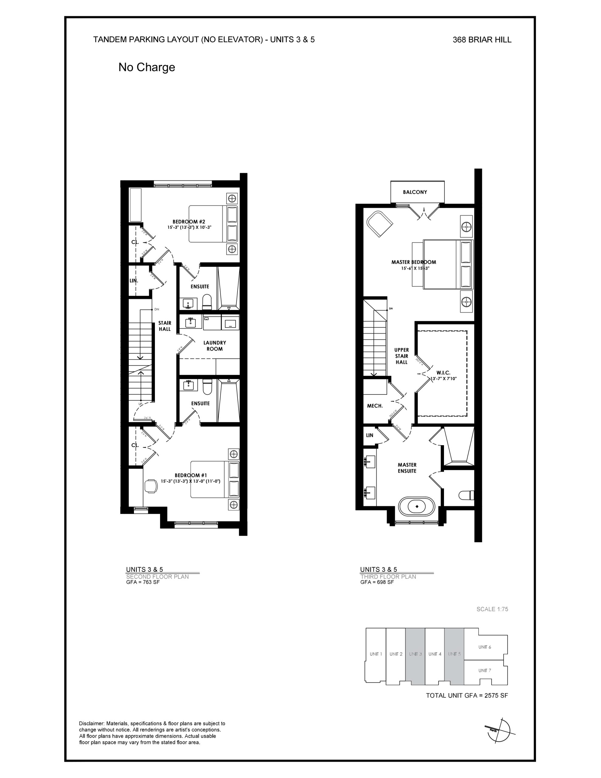 Ruby Rev - Tandem Parking Layout (No Elevator) floor plan