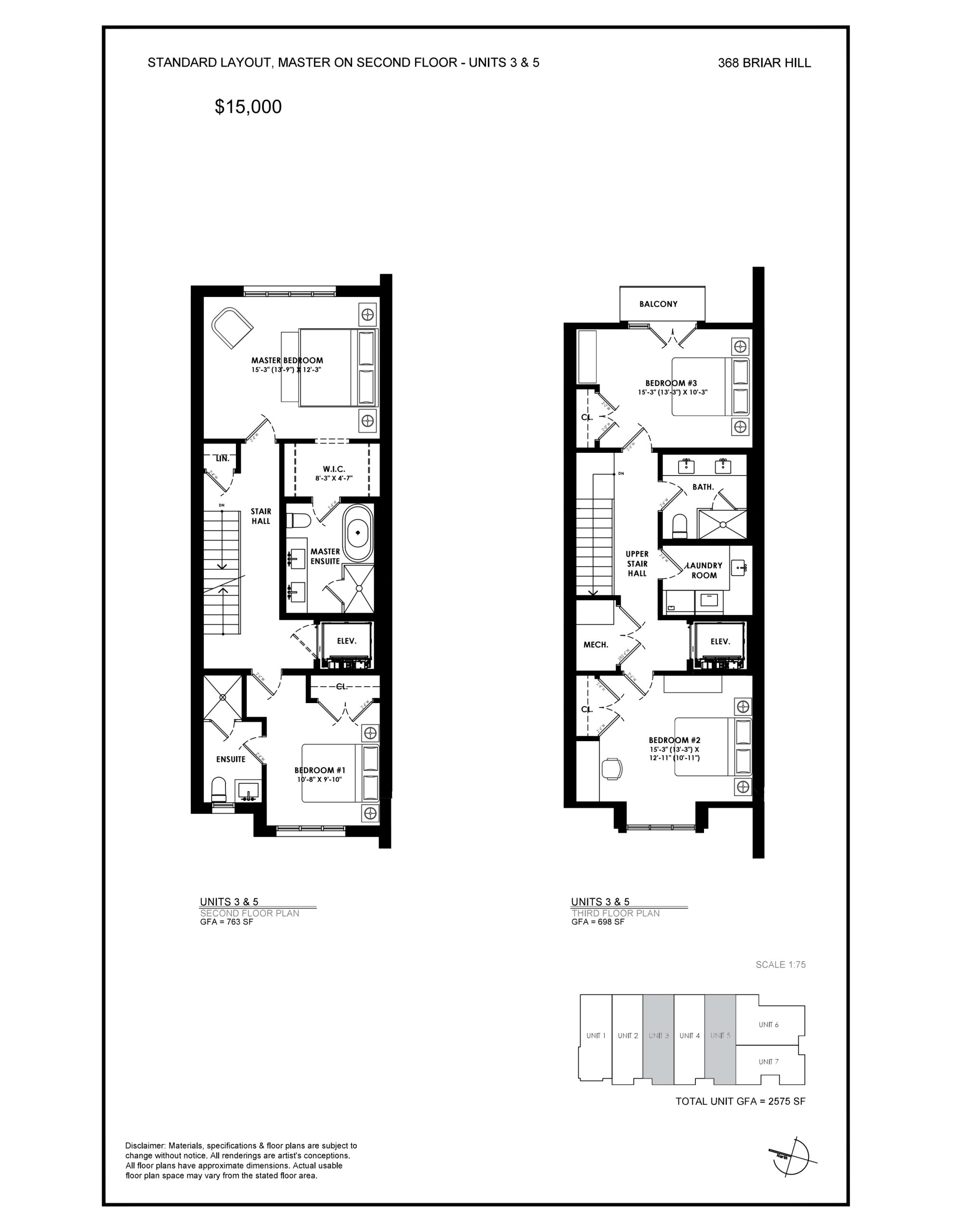 Ruby Rev - Standard Layout, 2nd Floor Master floor plan