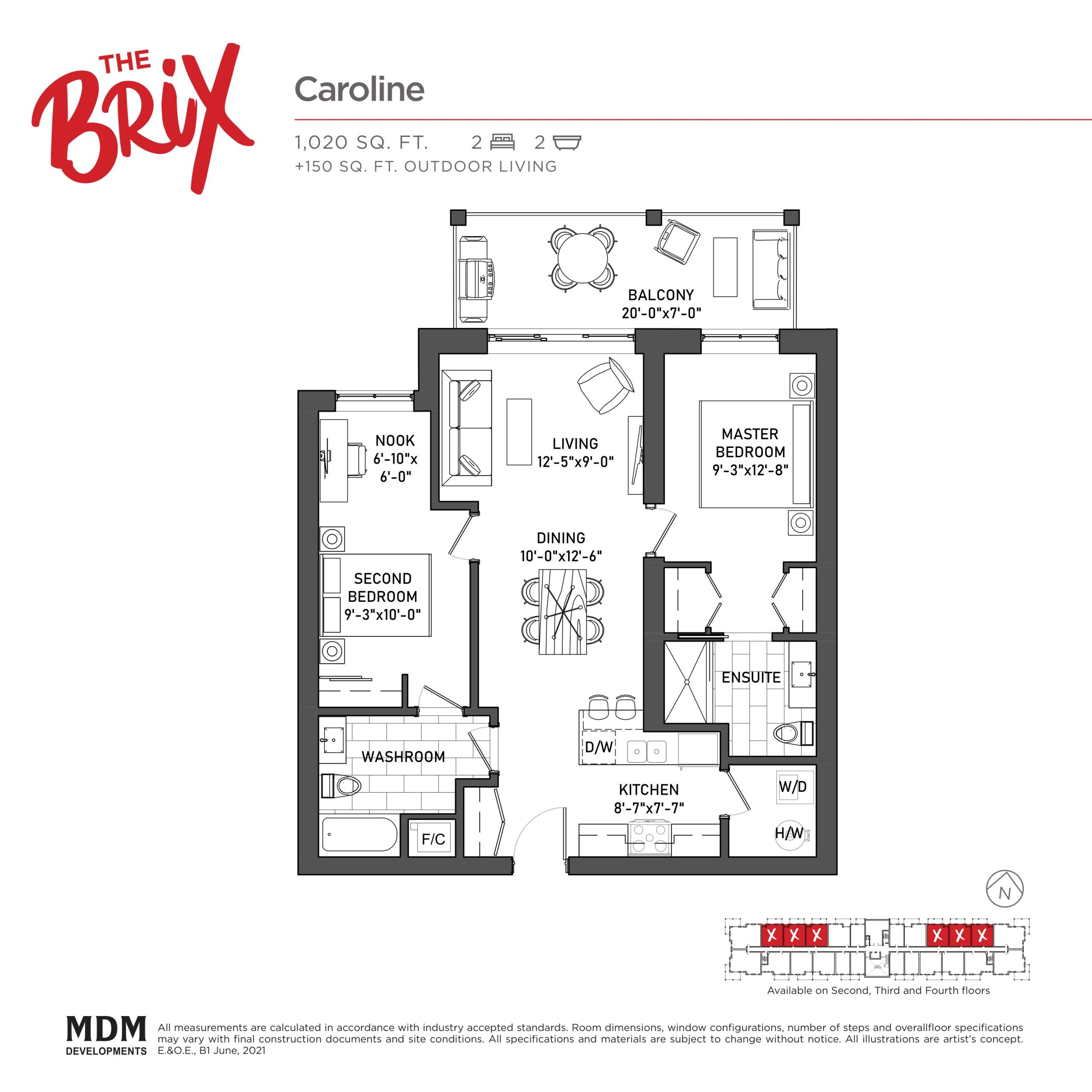 Caroline floor plan