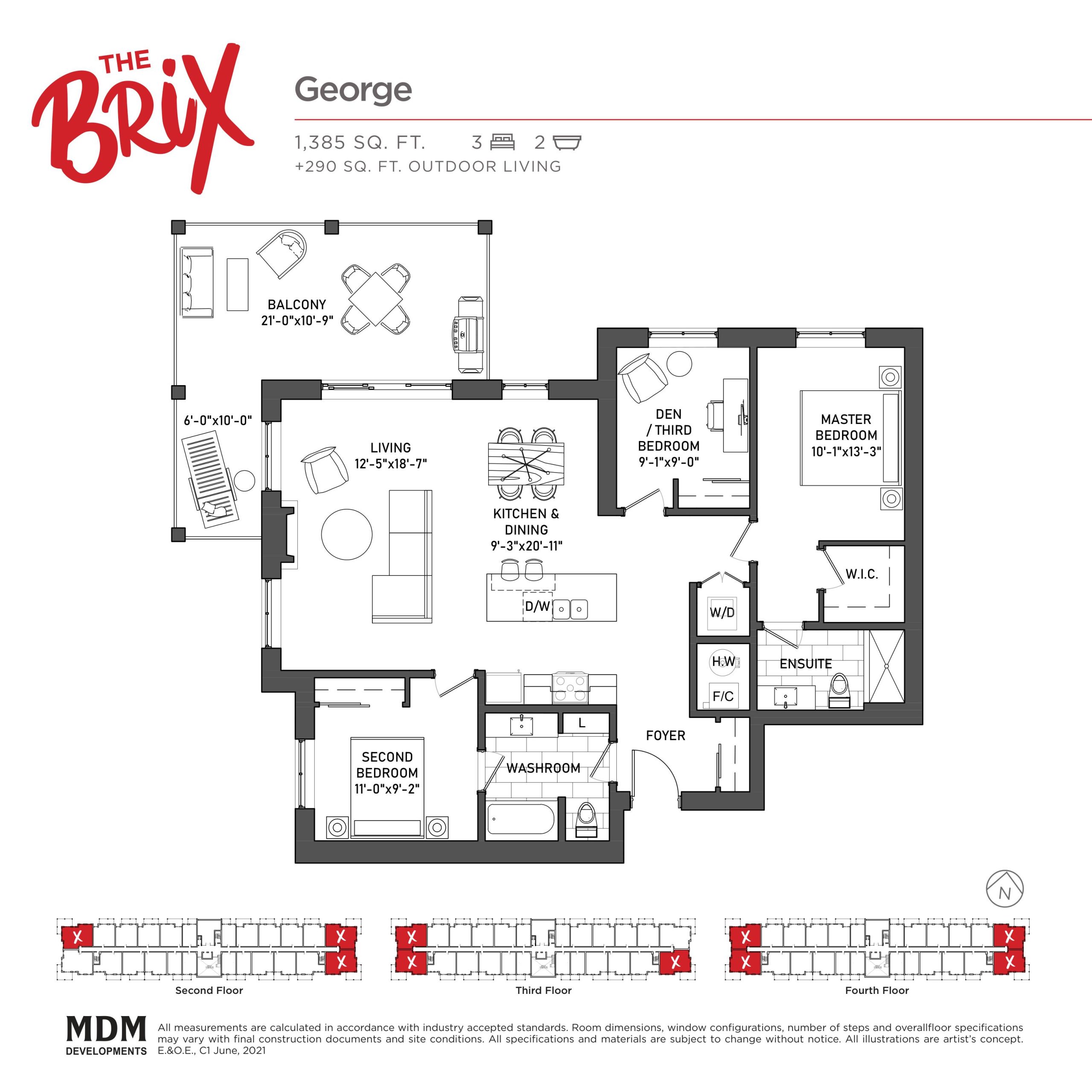 George floor plan