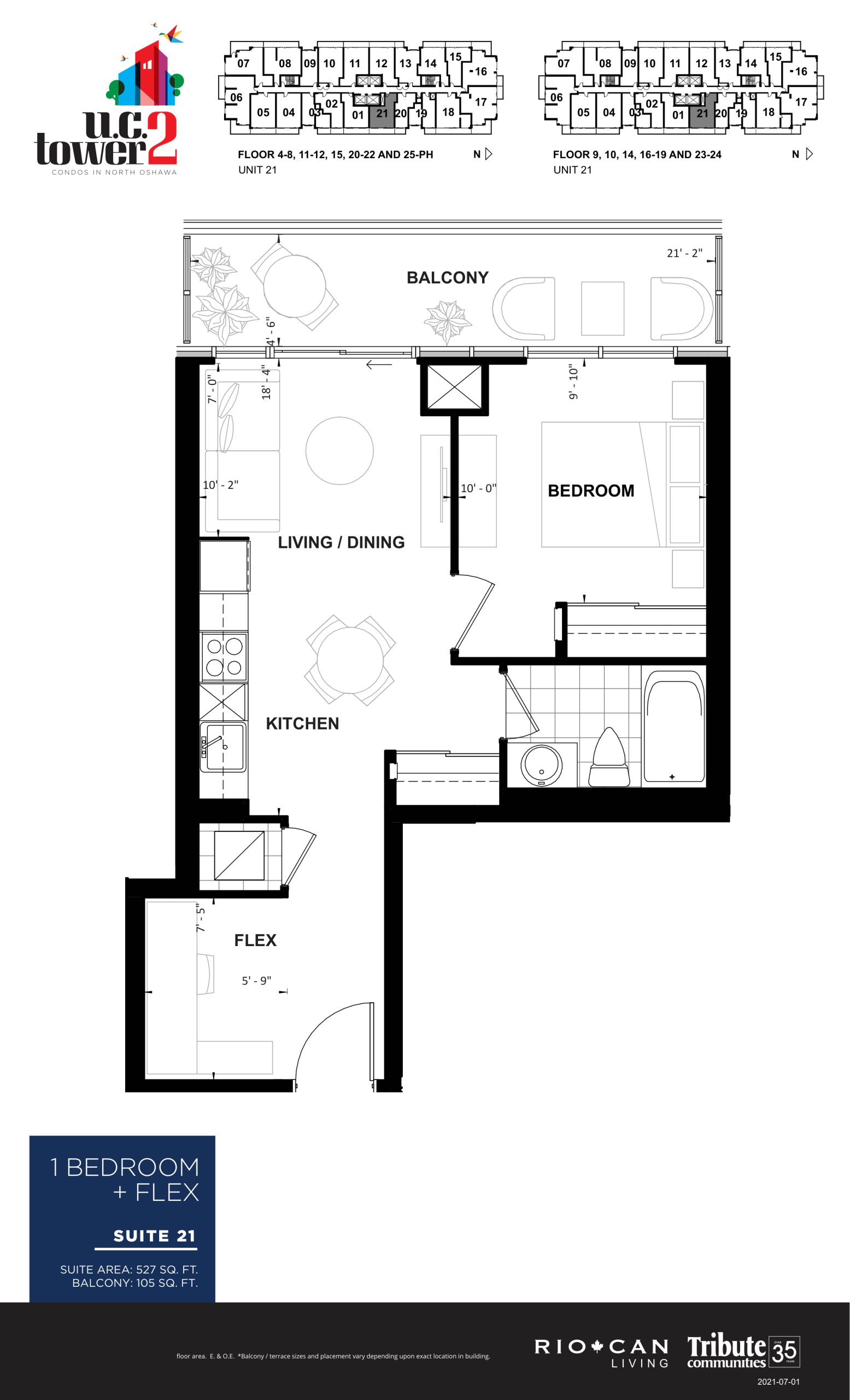 Suite 21 floor plan