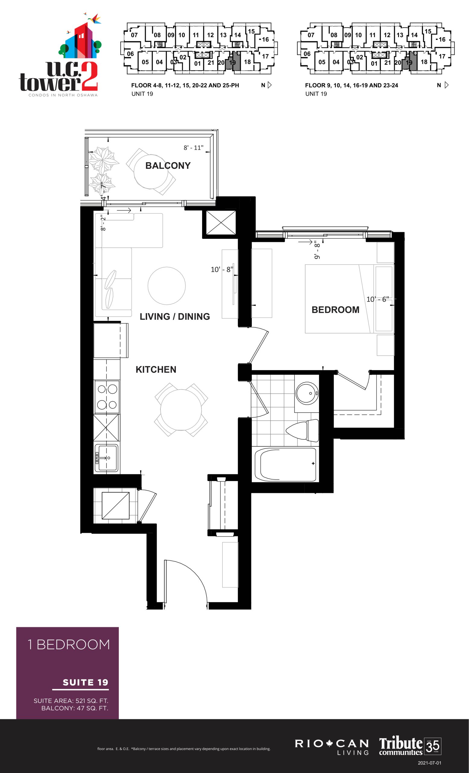 Suite 19 floor plan