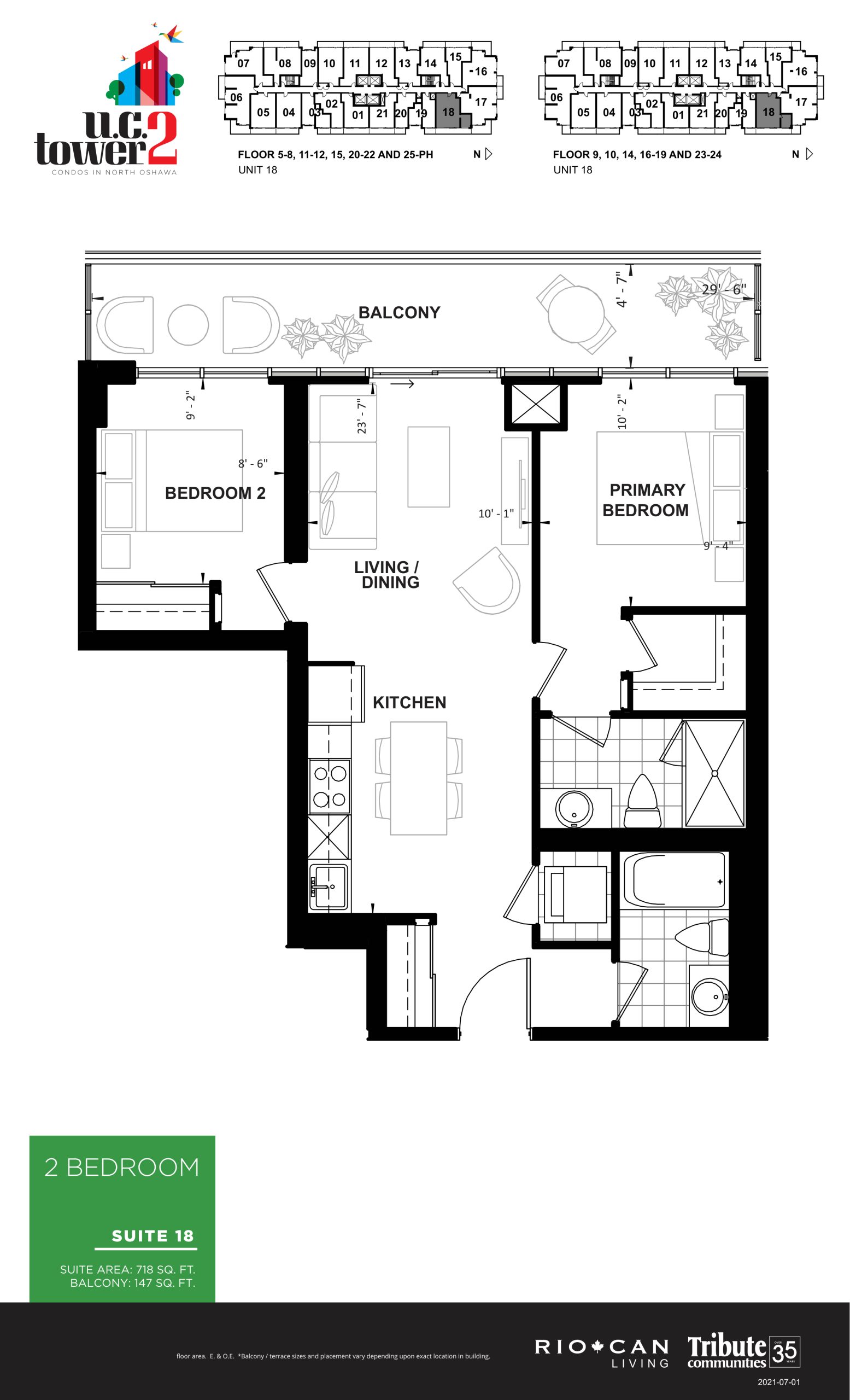Suite 18 floor plan