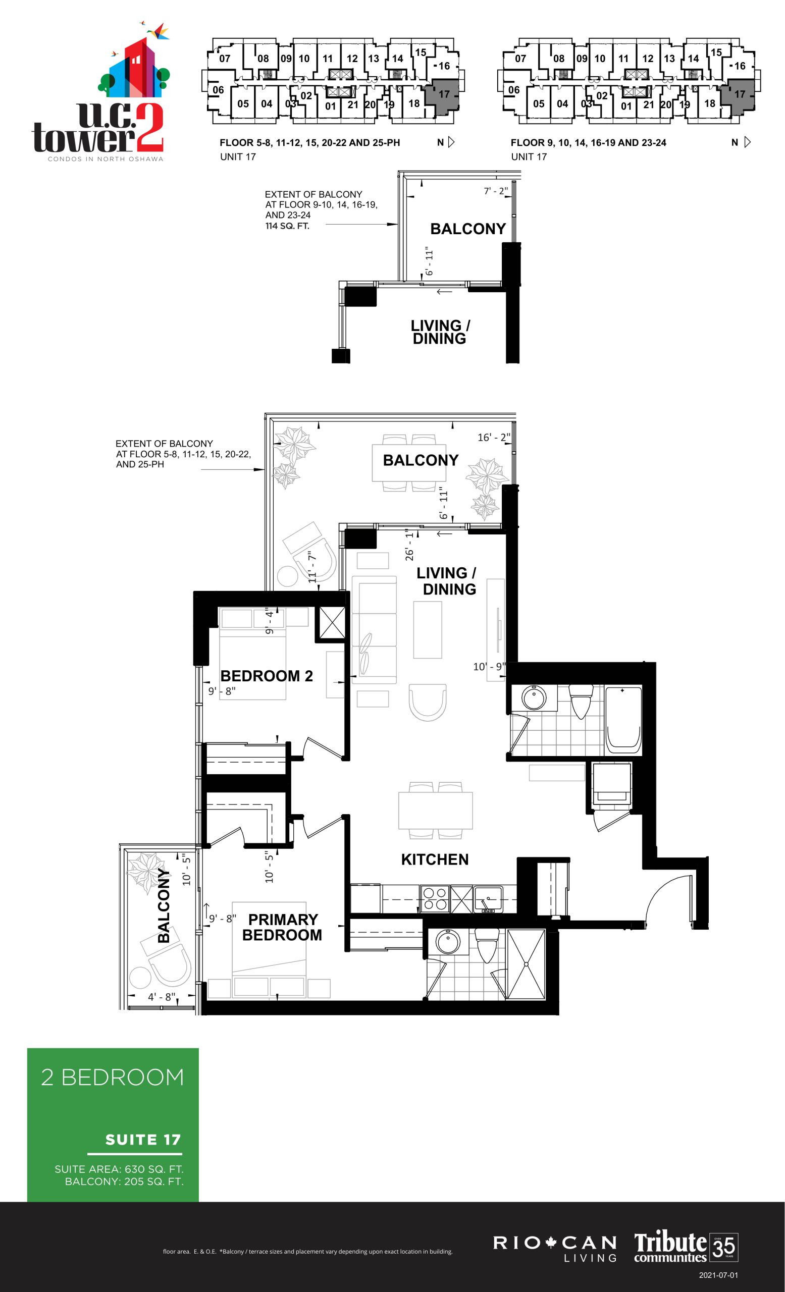 Suite 17 floor plan