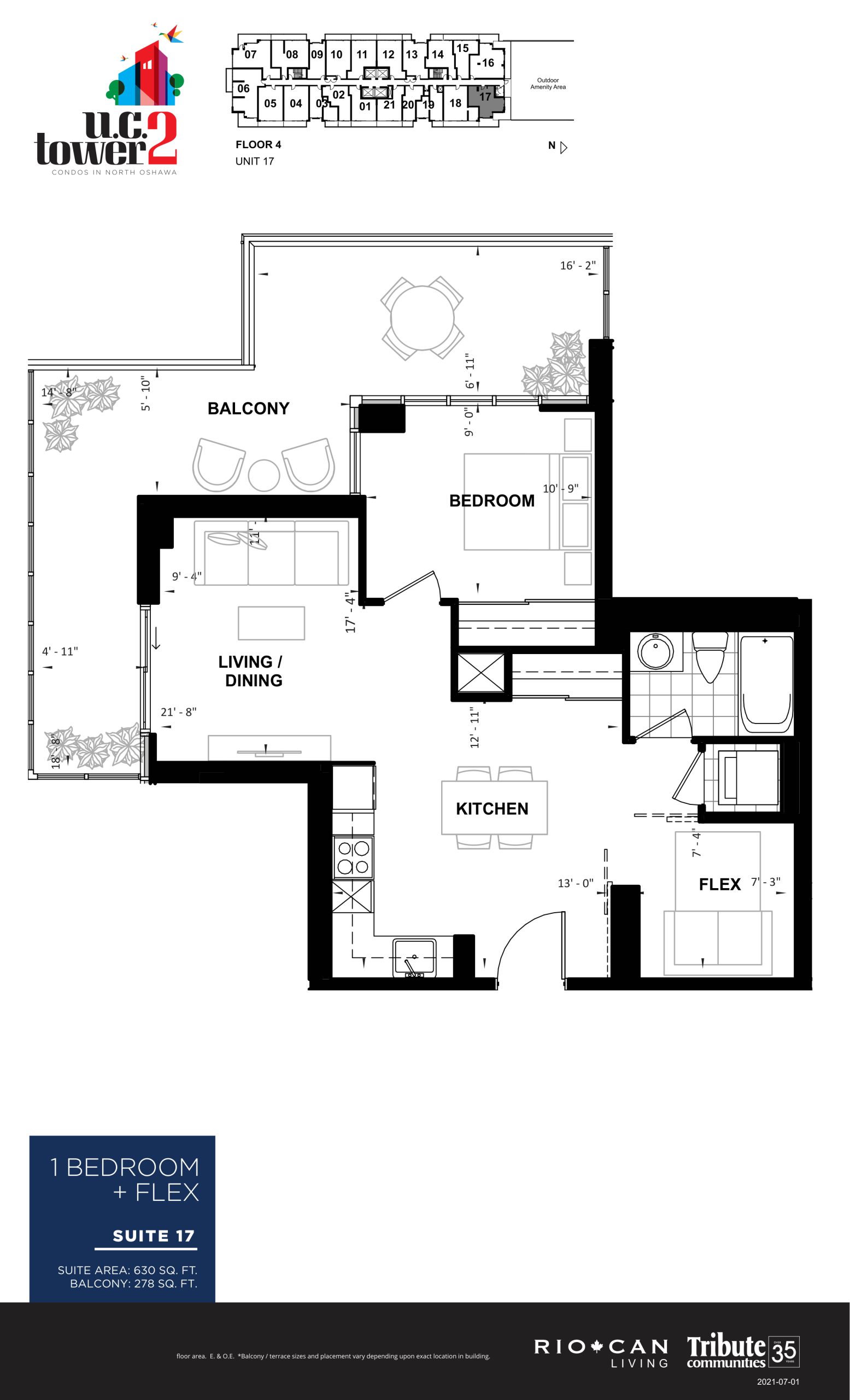 Suite 17 floor plan