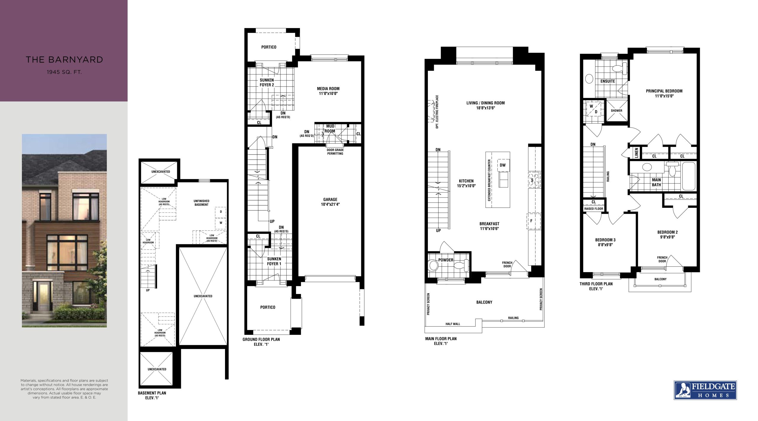 The Barnyard floor plan
