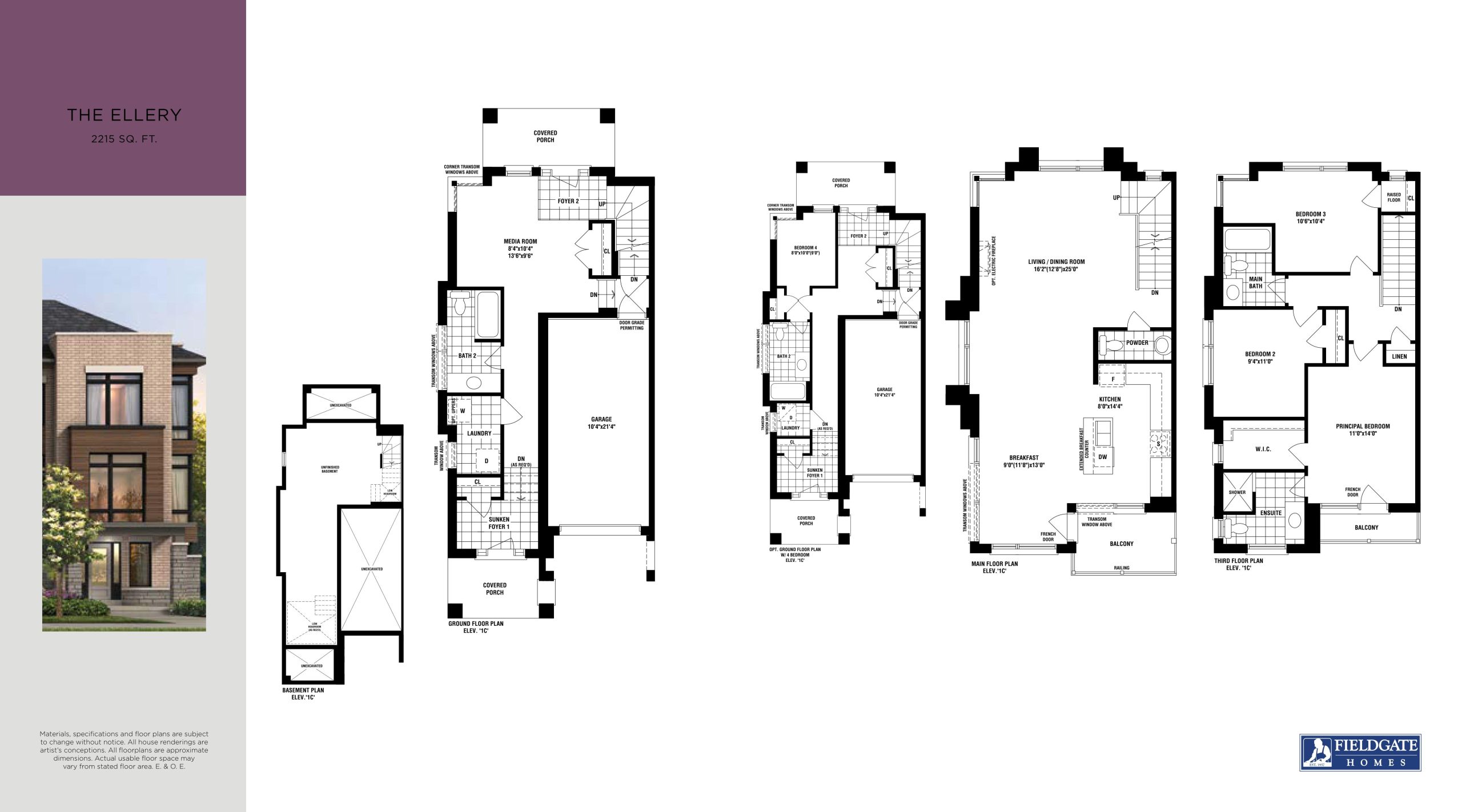 The Ellery floor plan