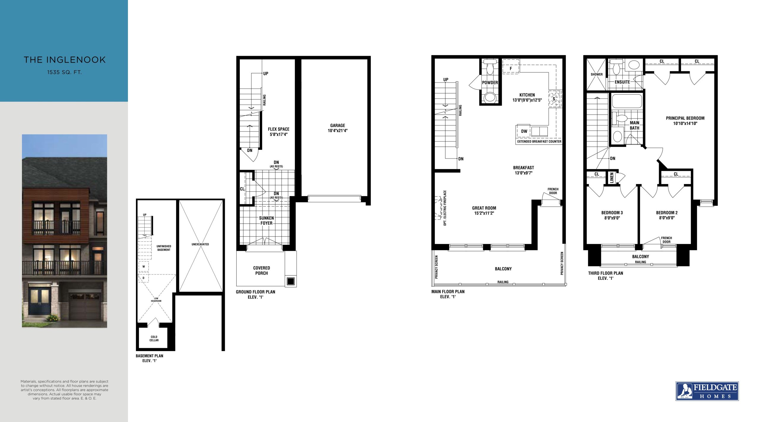 The Inglenook floor plan