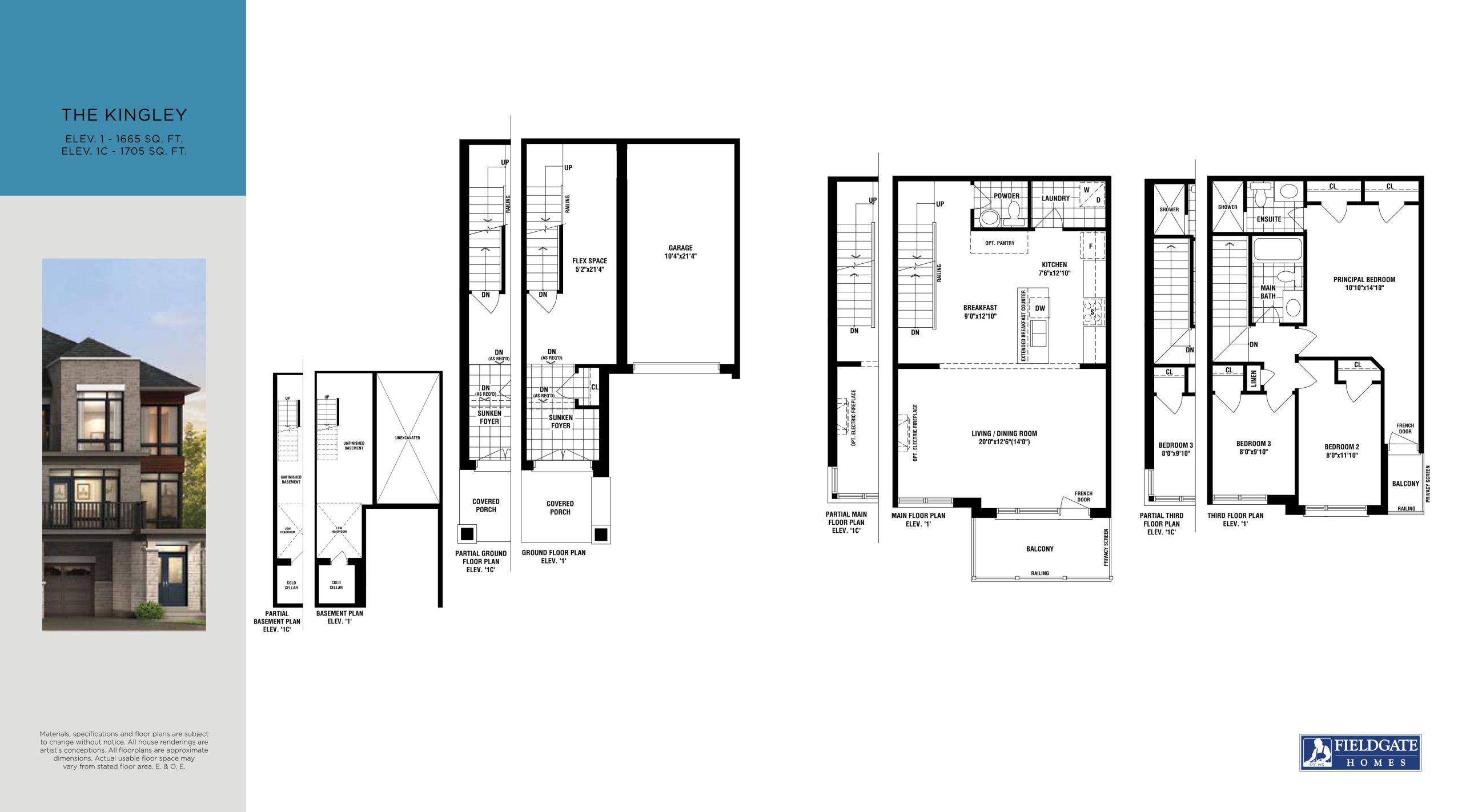 The Kingley floor plan