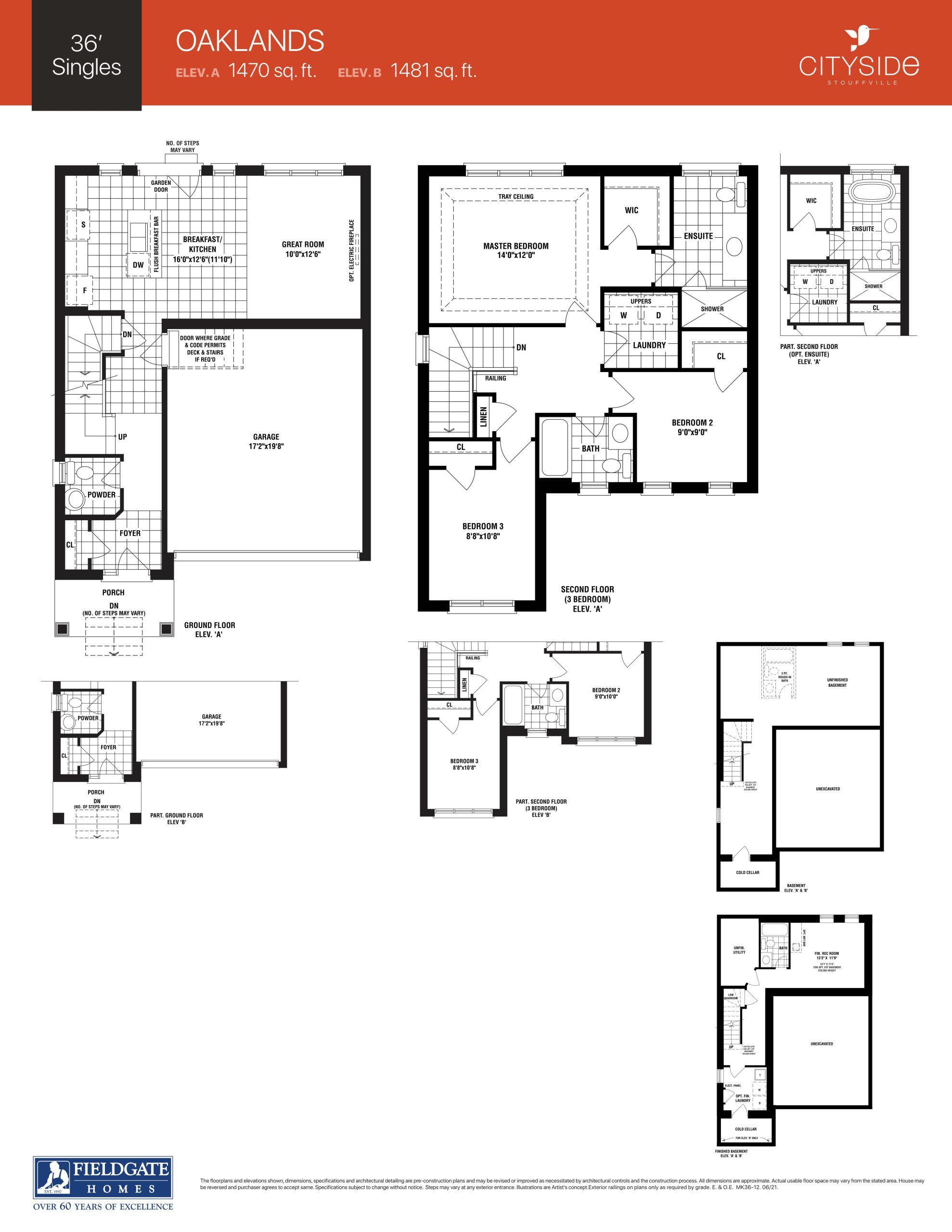 Oaklands floor plan
