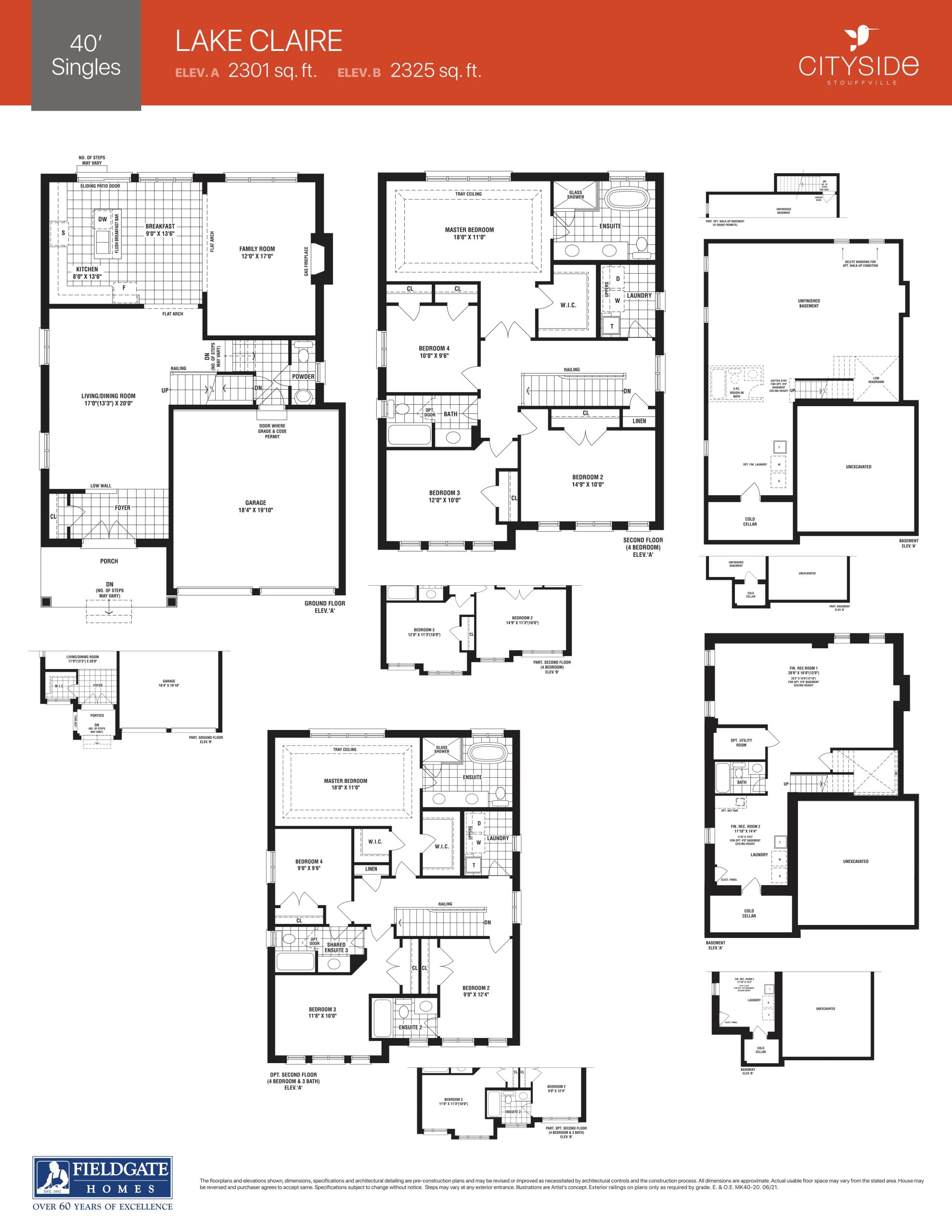 Lake Claire floor plan