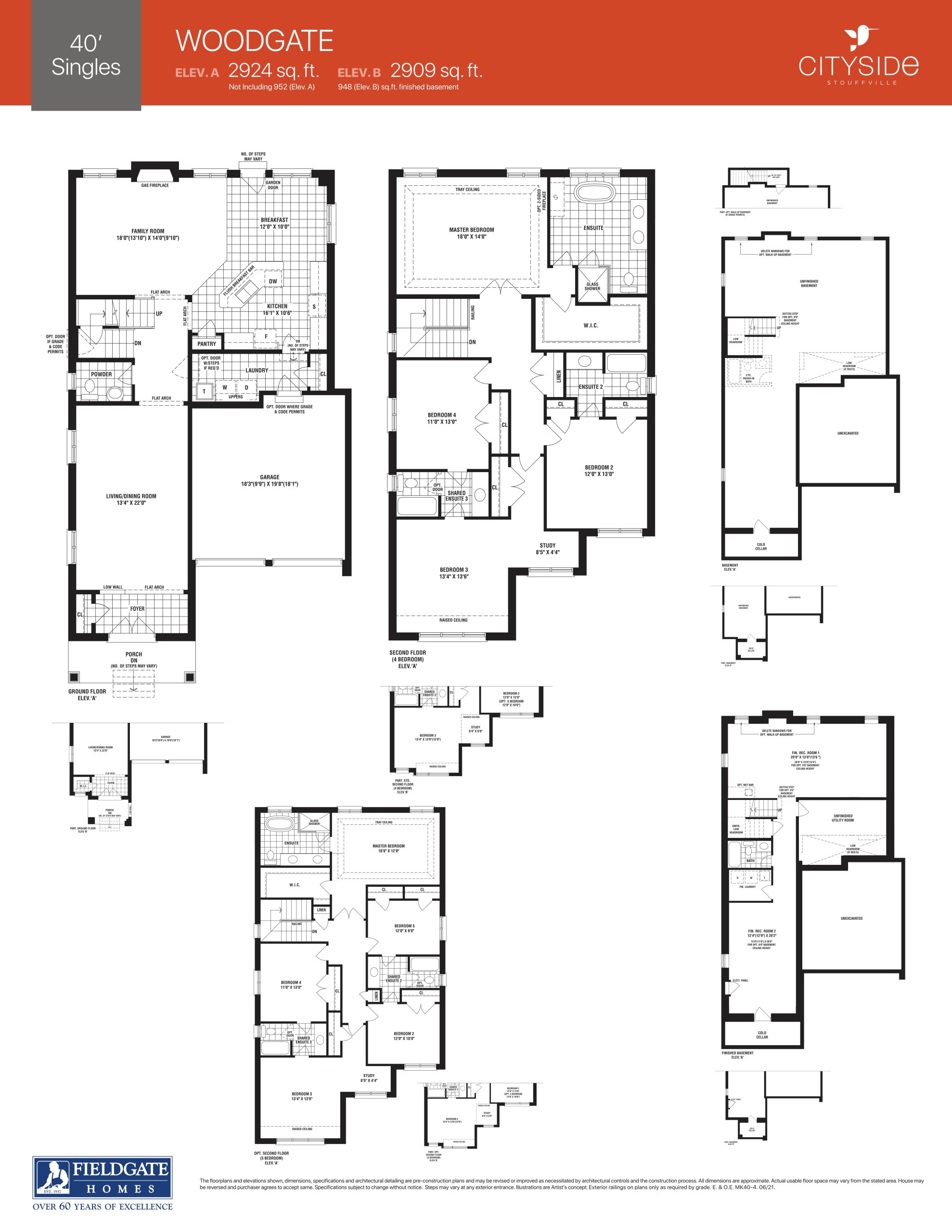 Woodgate floor plan