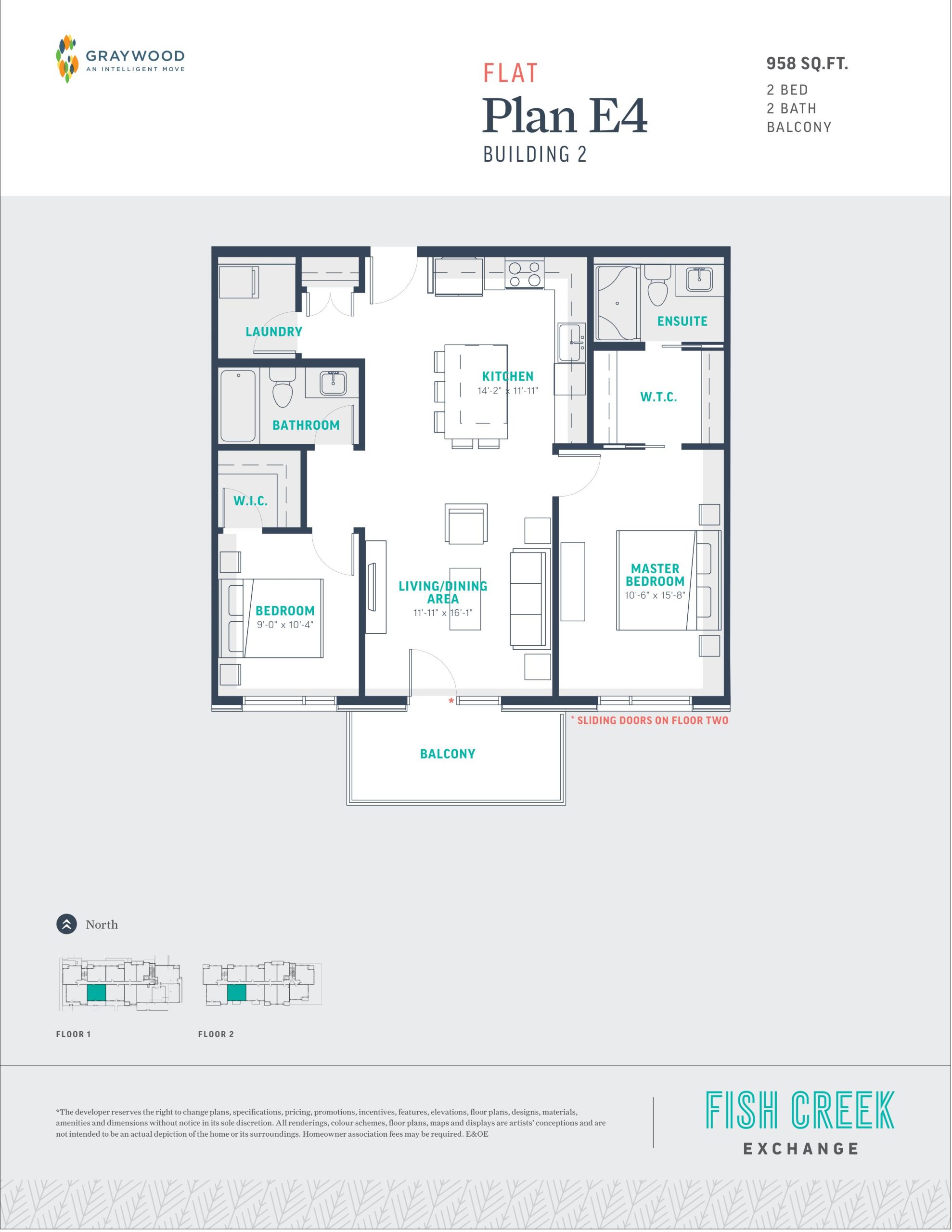 Plan E4 - Building 2 floor plan