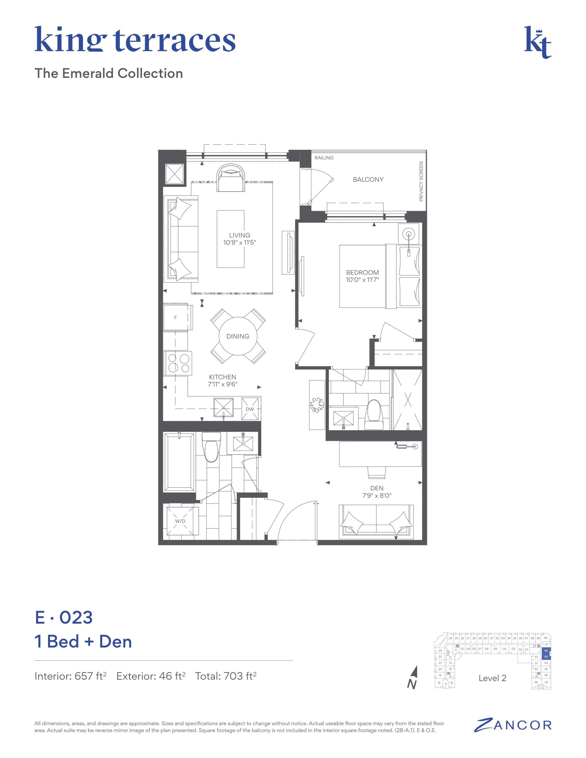 E-023 floor plan