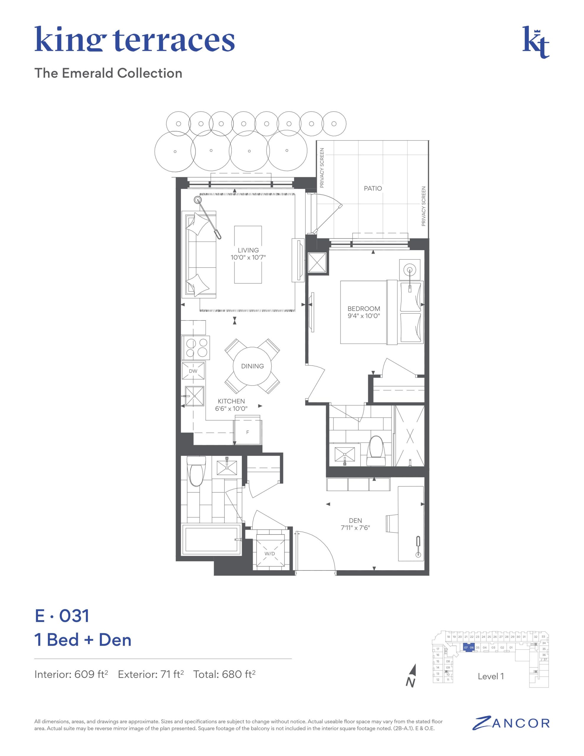 E-031 floor plan