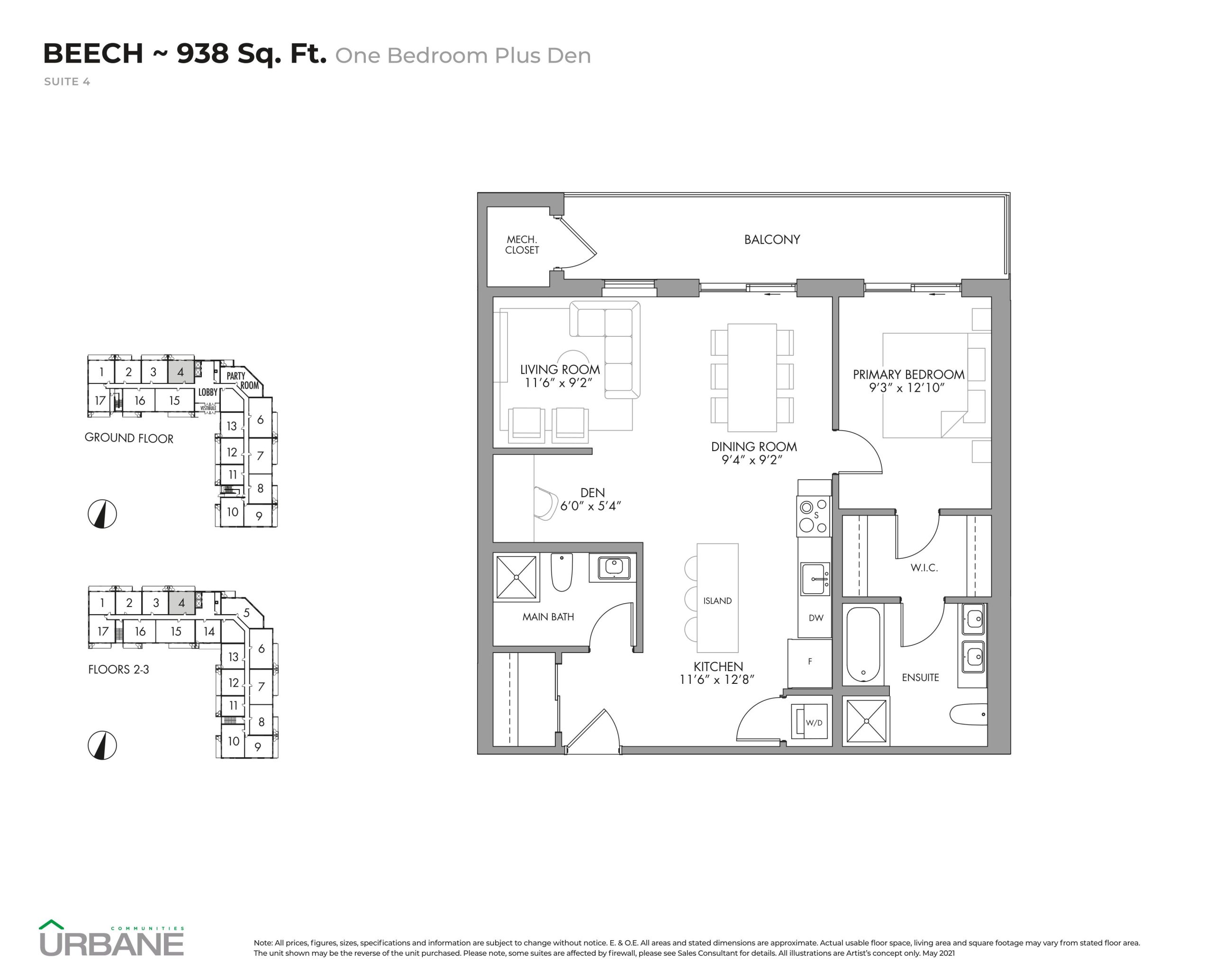 Beech floor plan
