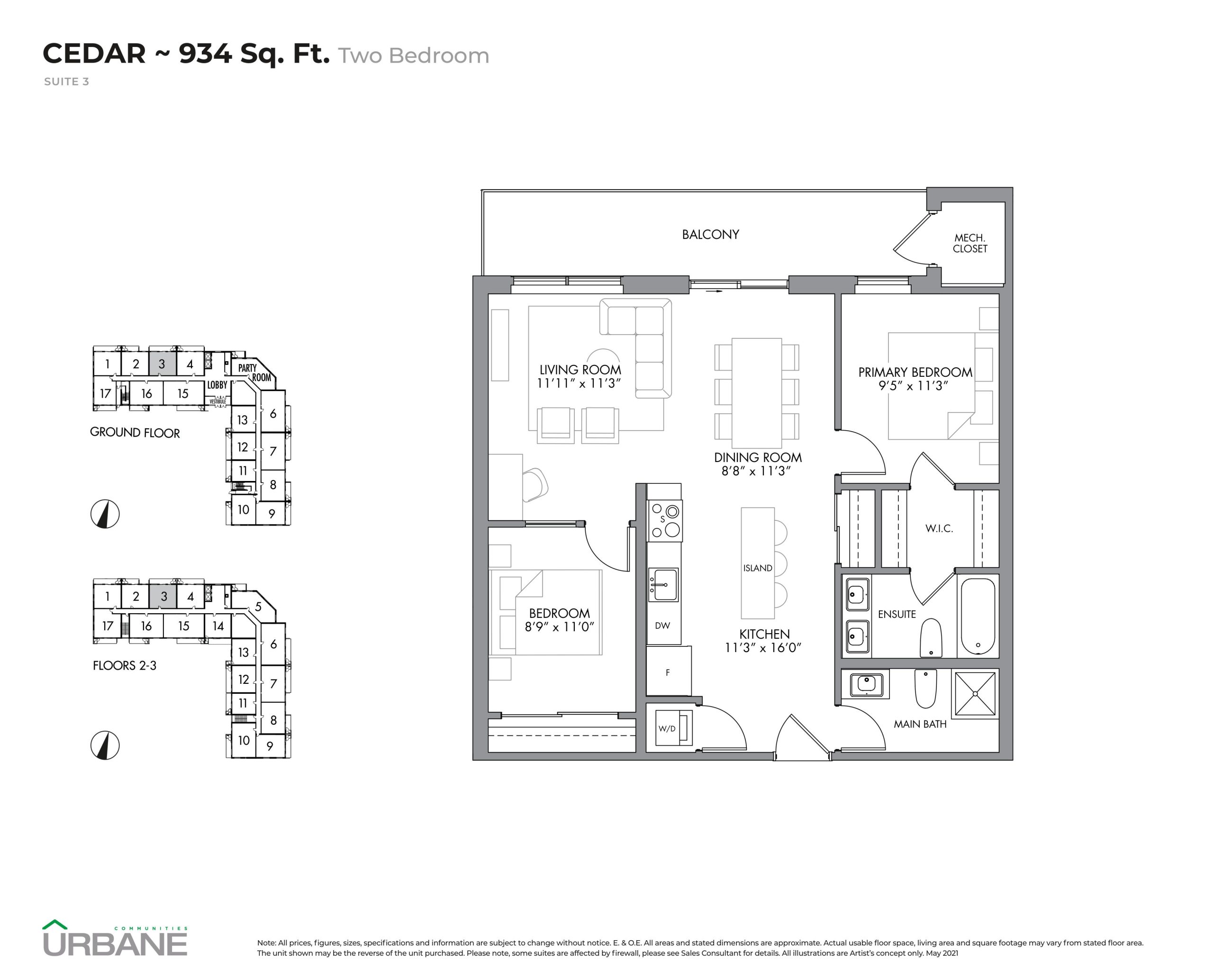 Cedar floor plan