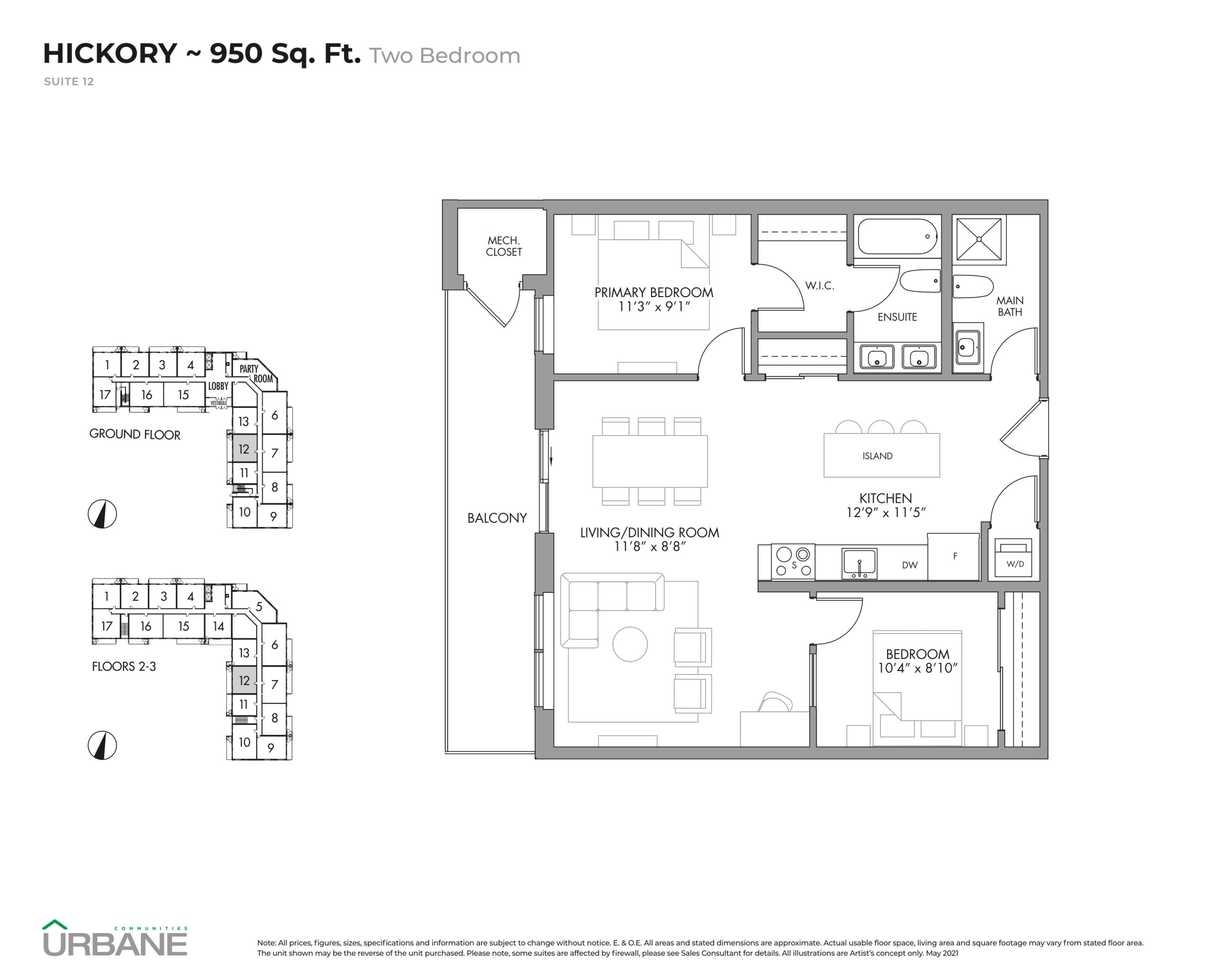 Hickory floor plan