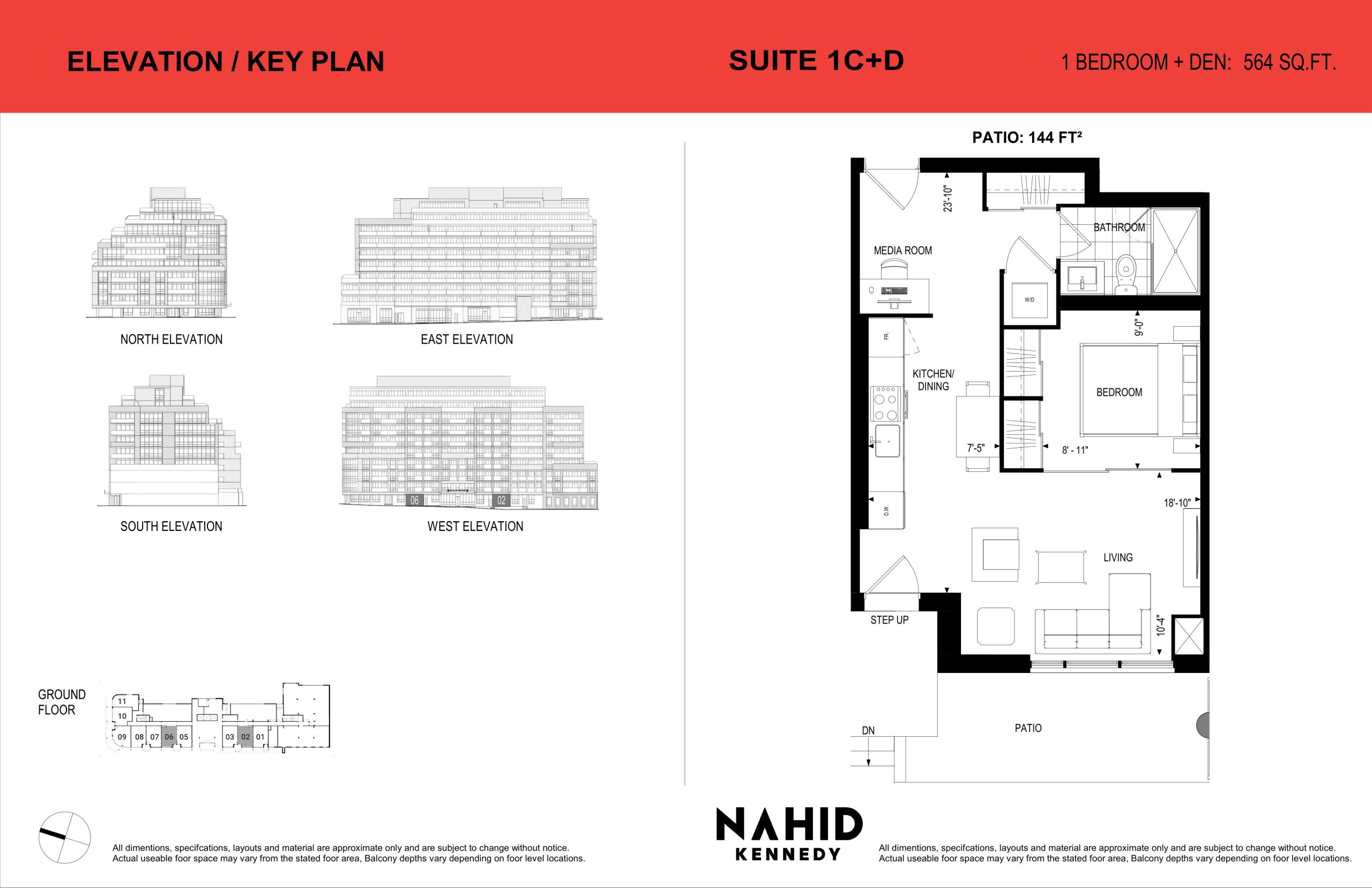 Suite 1C+D floor plan