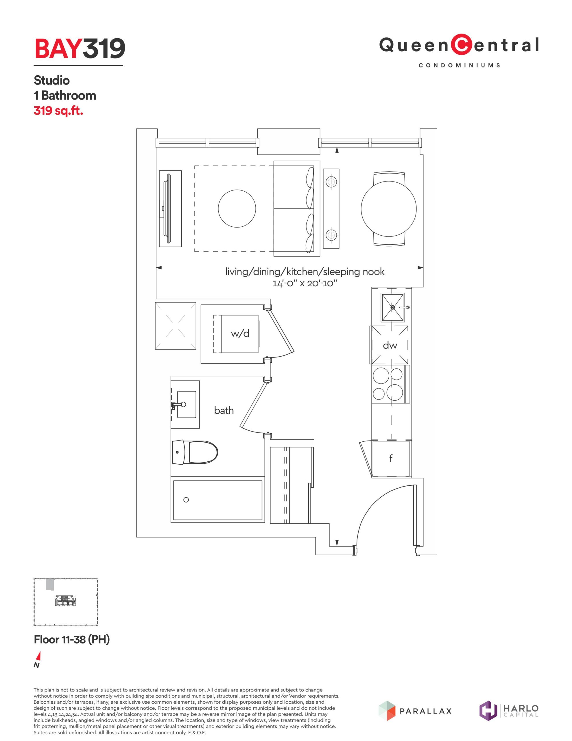 Bay 319 floor plan