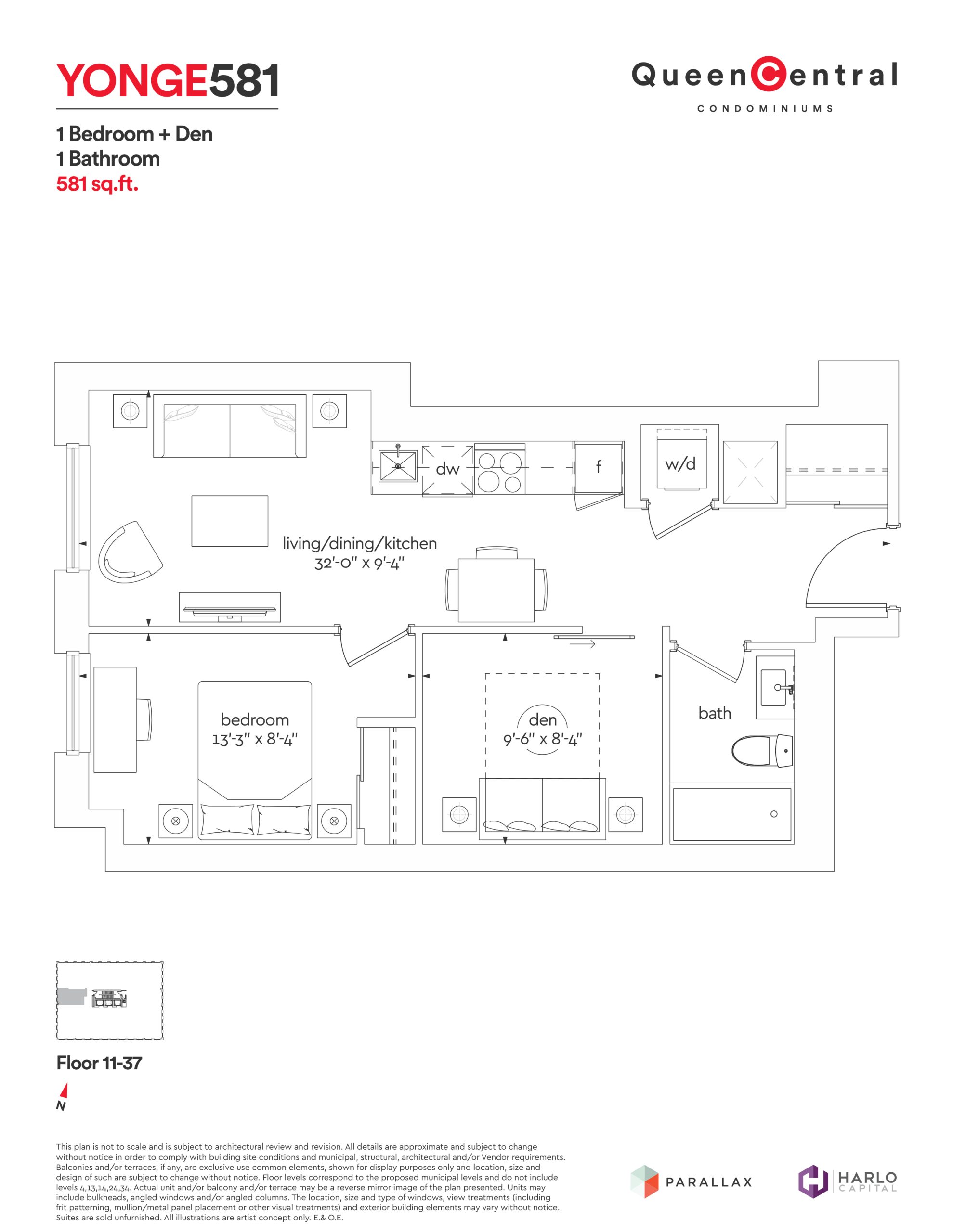 Yonge 581 floor plan