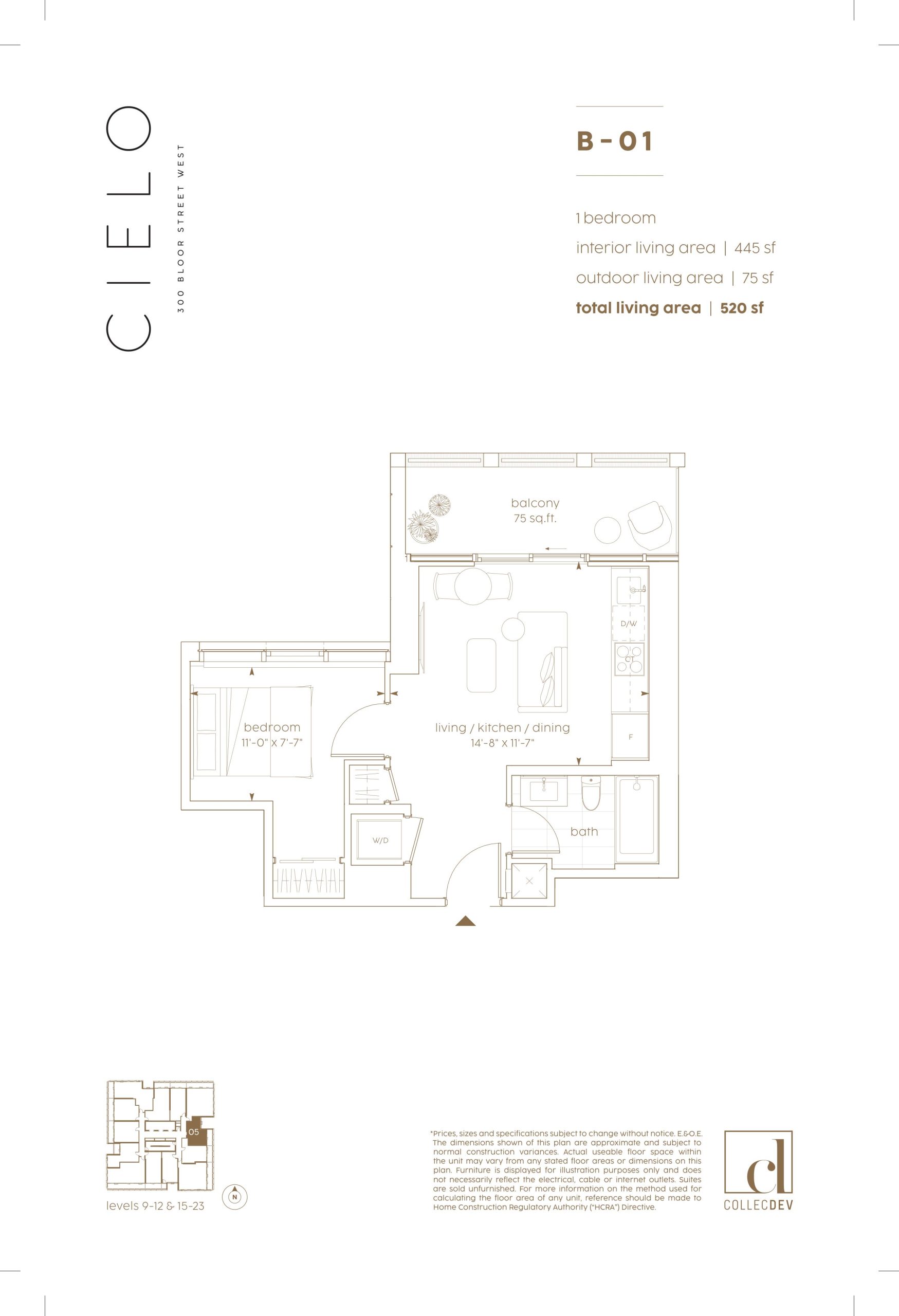 B-01 floor plan
