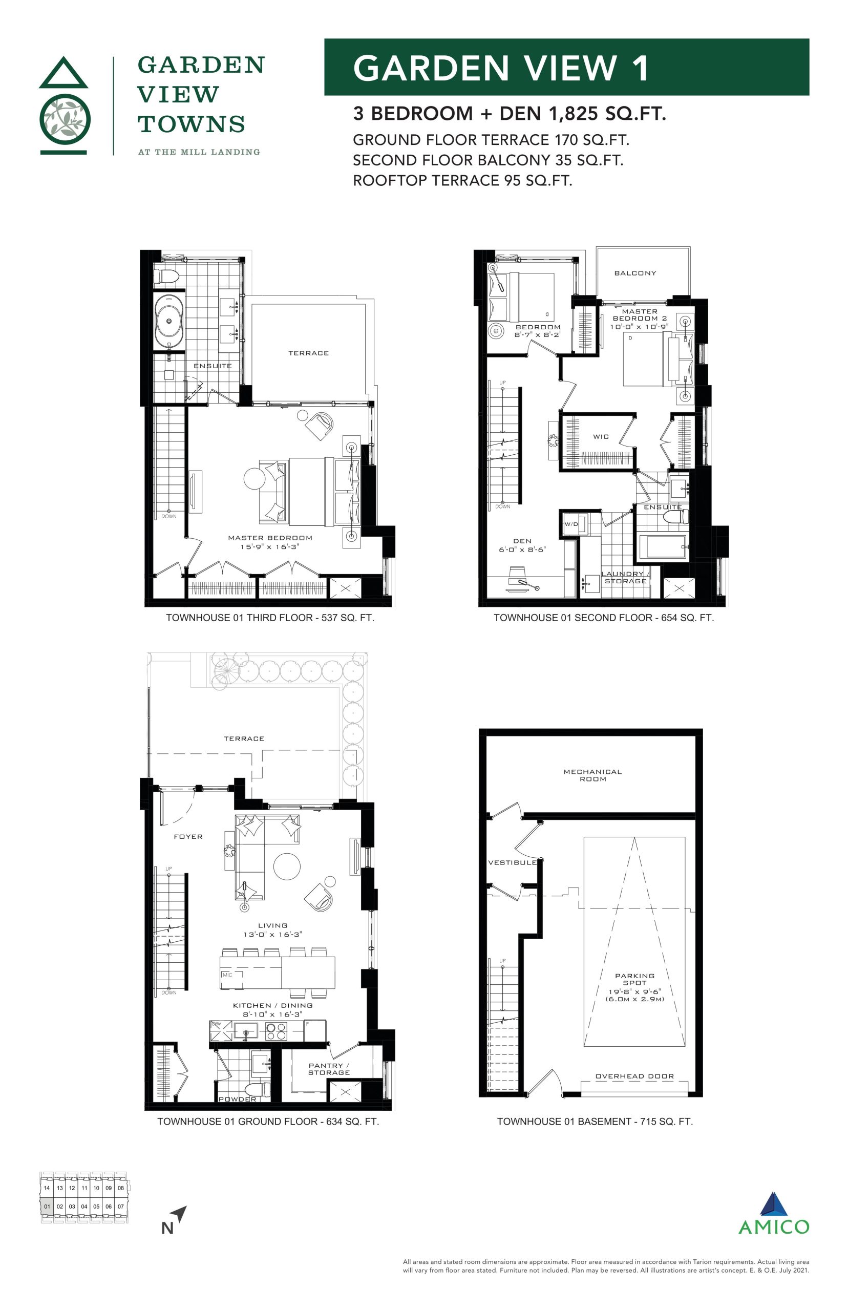 Garden View 1 floor plan