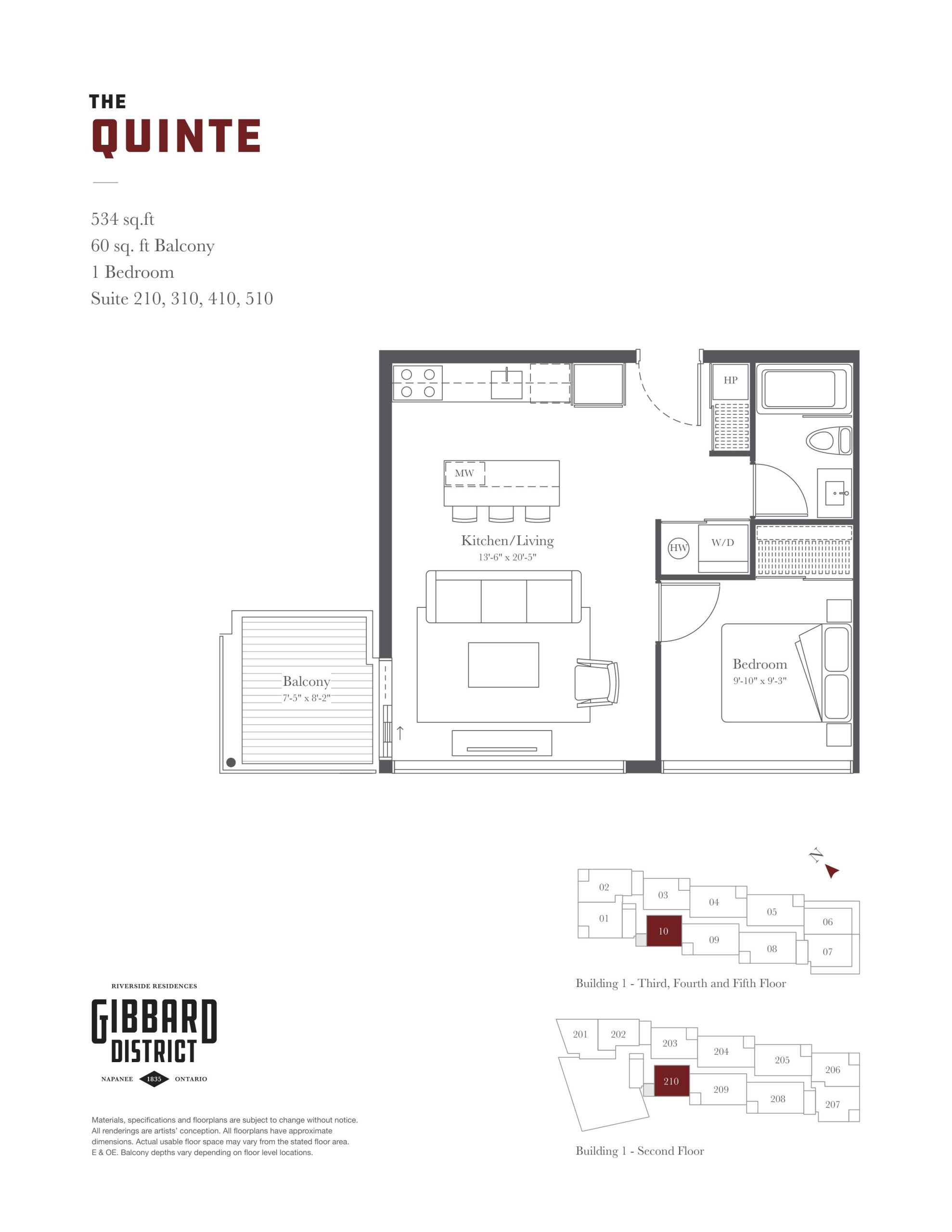 The Quinte floor plan