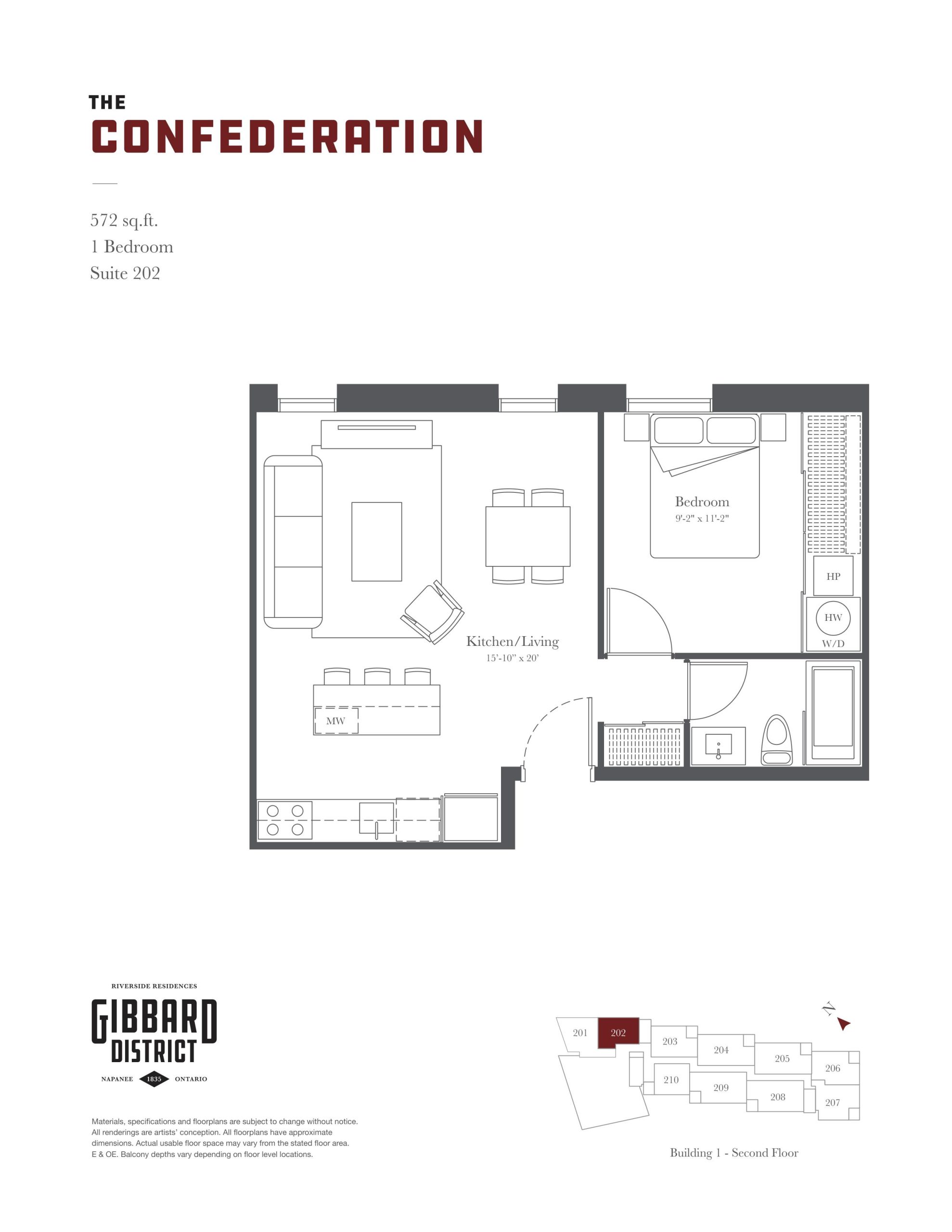 The Confederation floor plan