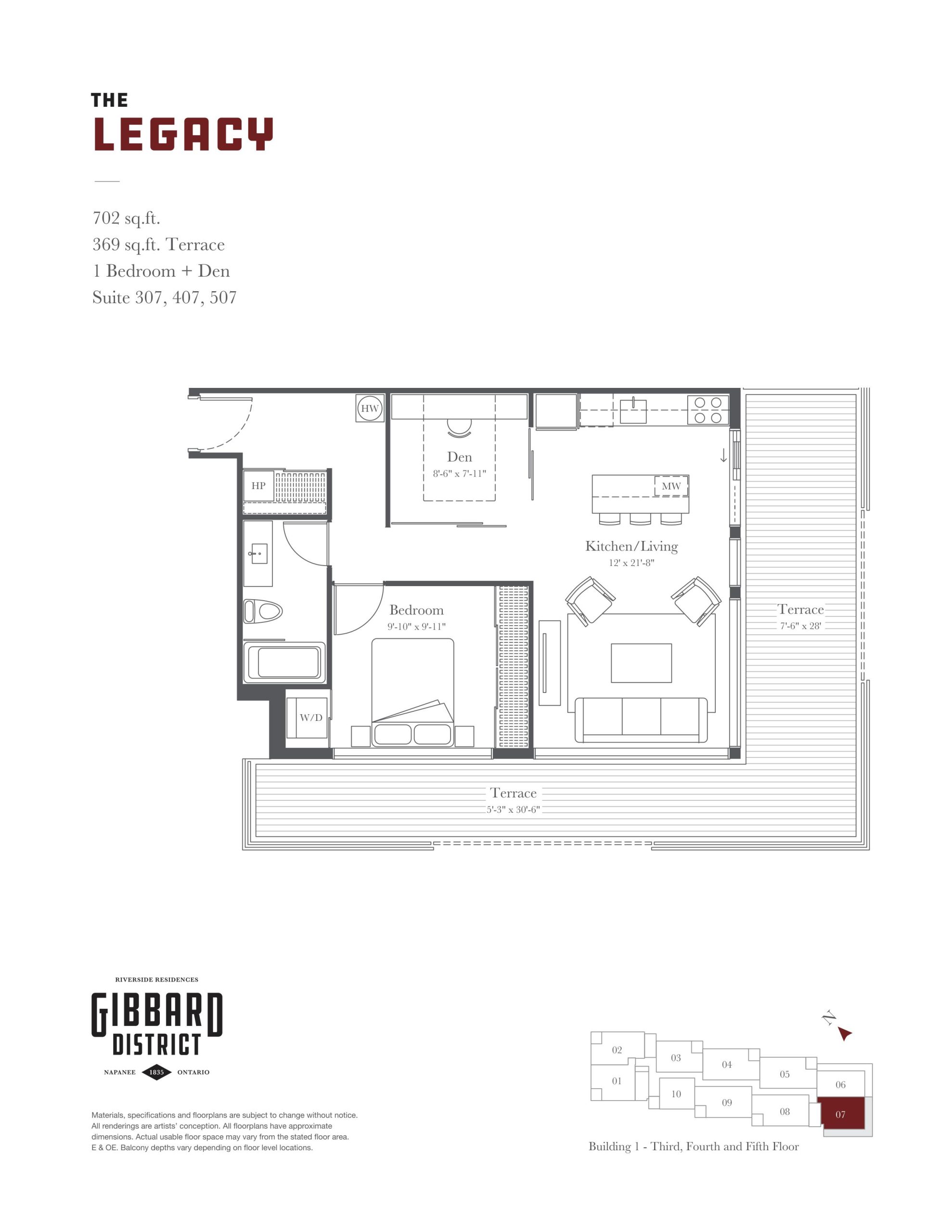 The Legacy floor plan