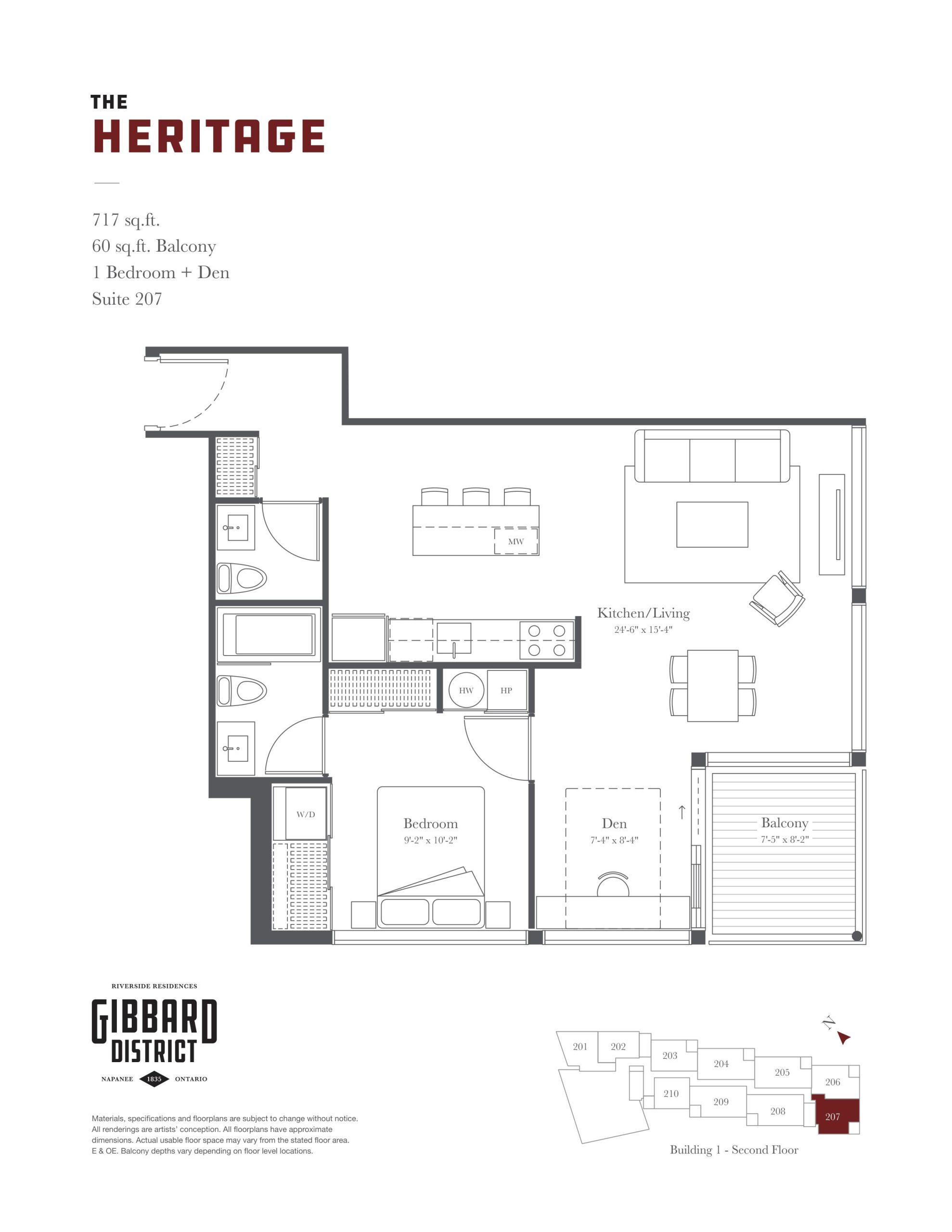 The Heritage floor plan