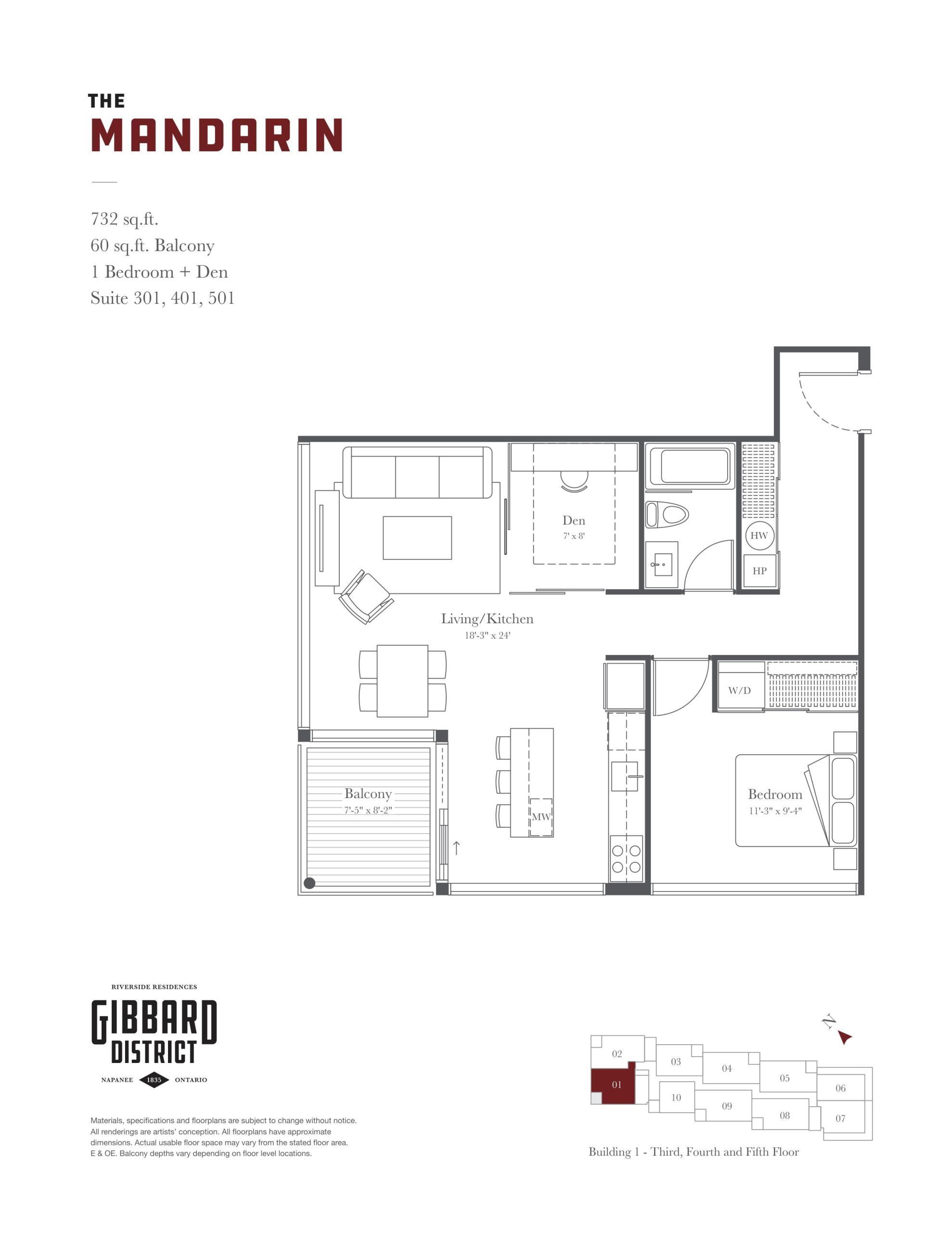 The Mandarin floor plan