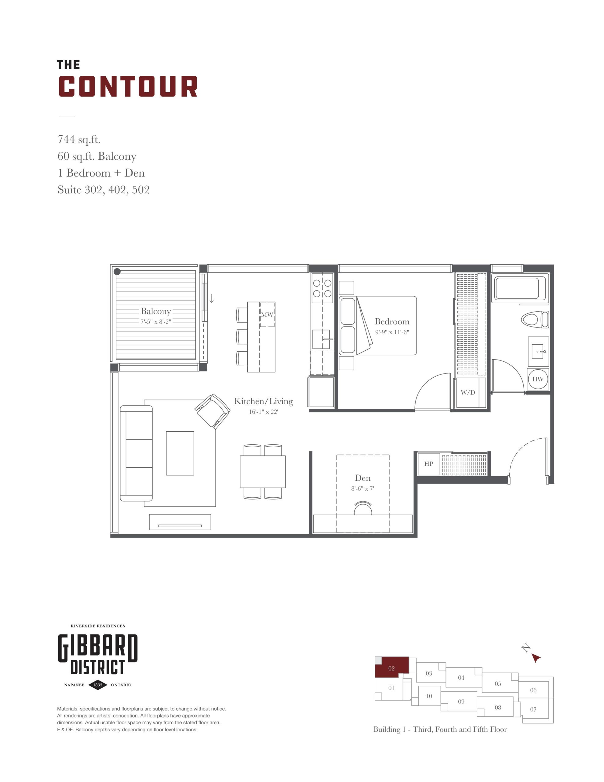 The Contour floor plan