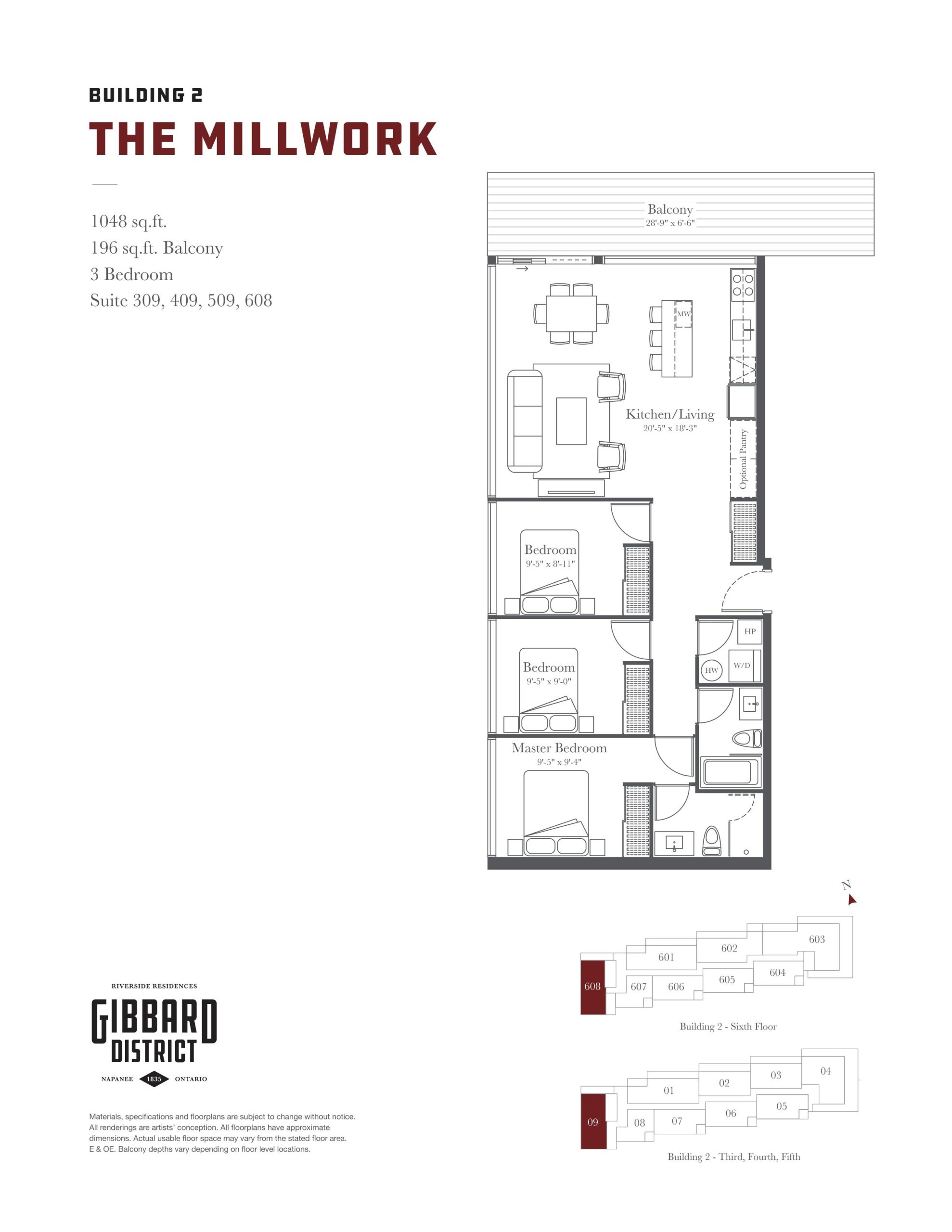 The Millwork floor plan