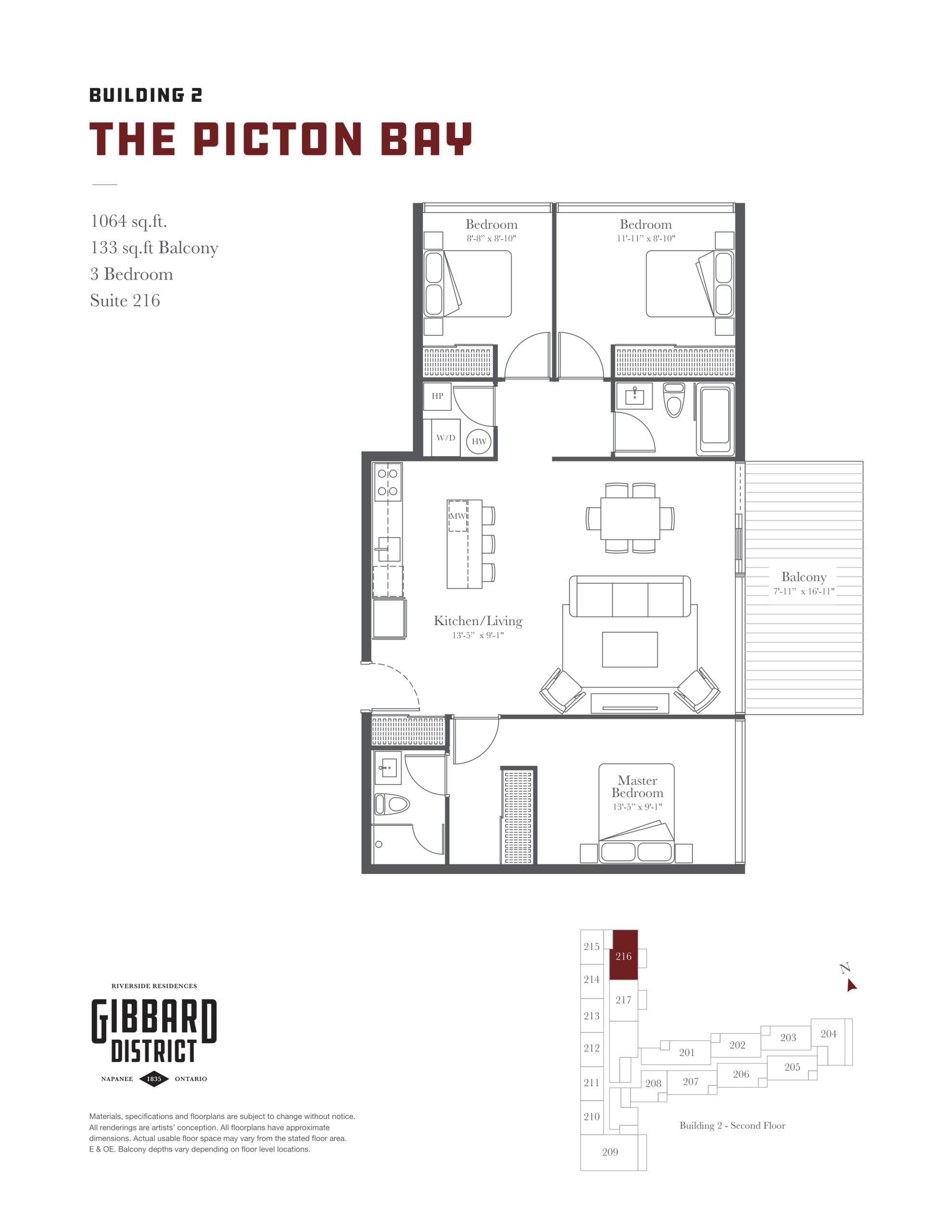 The Piction Bay floor plan