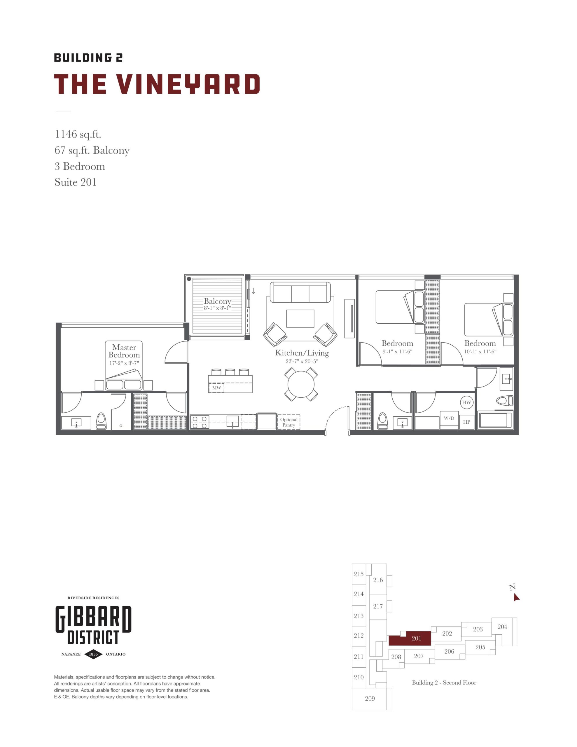The Vineyard floor plan