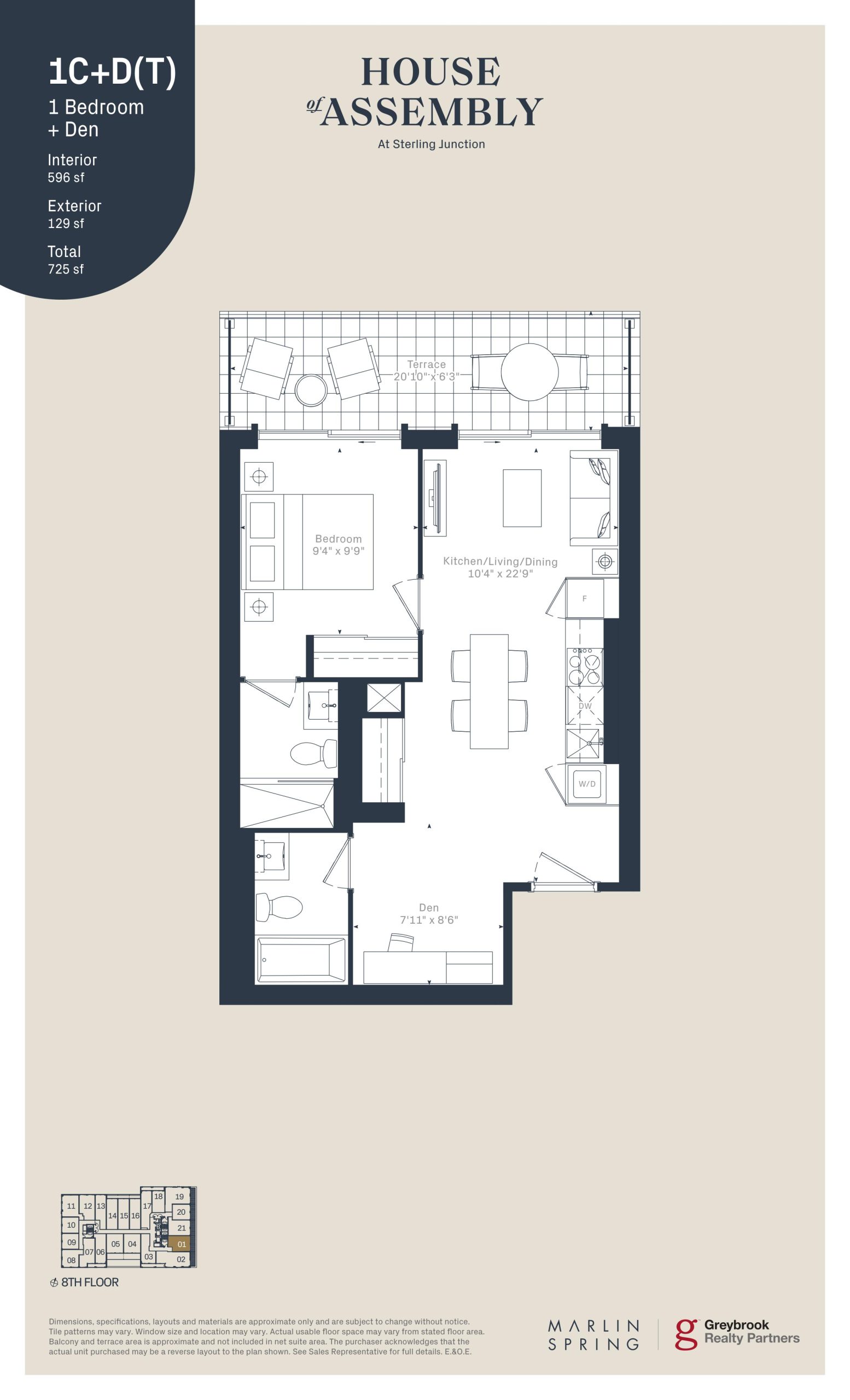 1C+D(T) floor plan