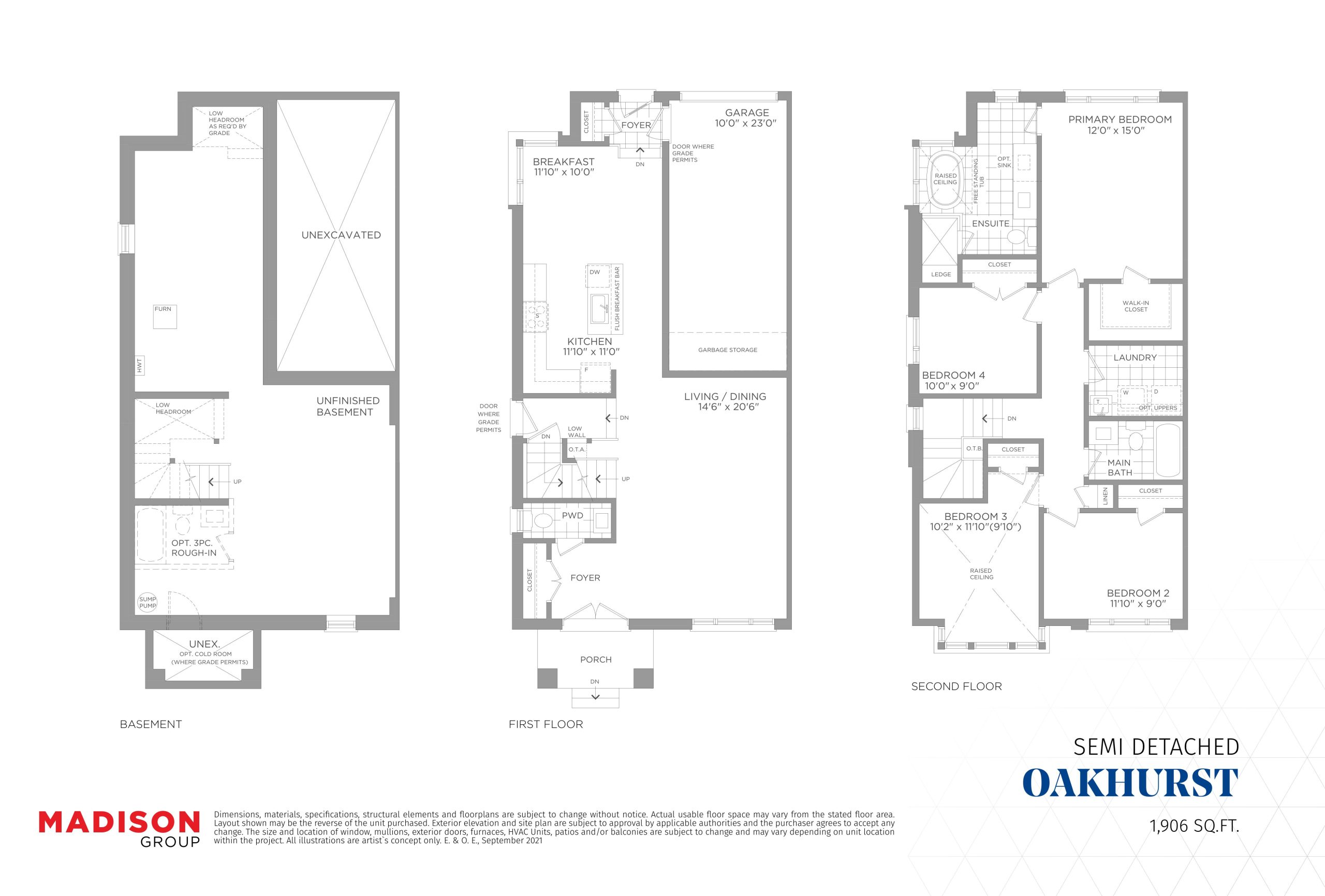 Oakhurst floor plan