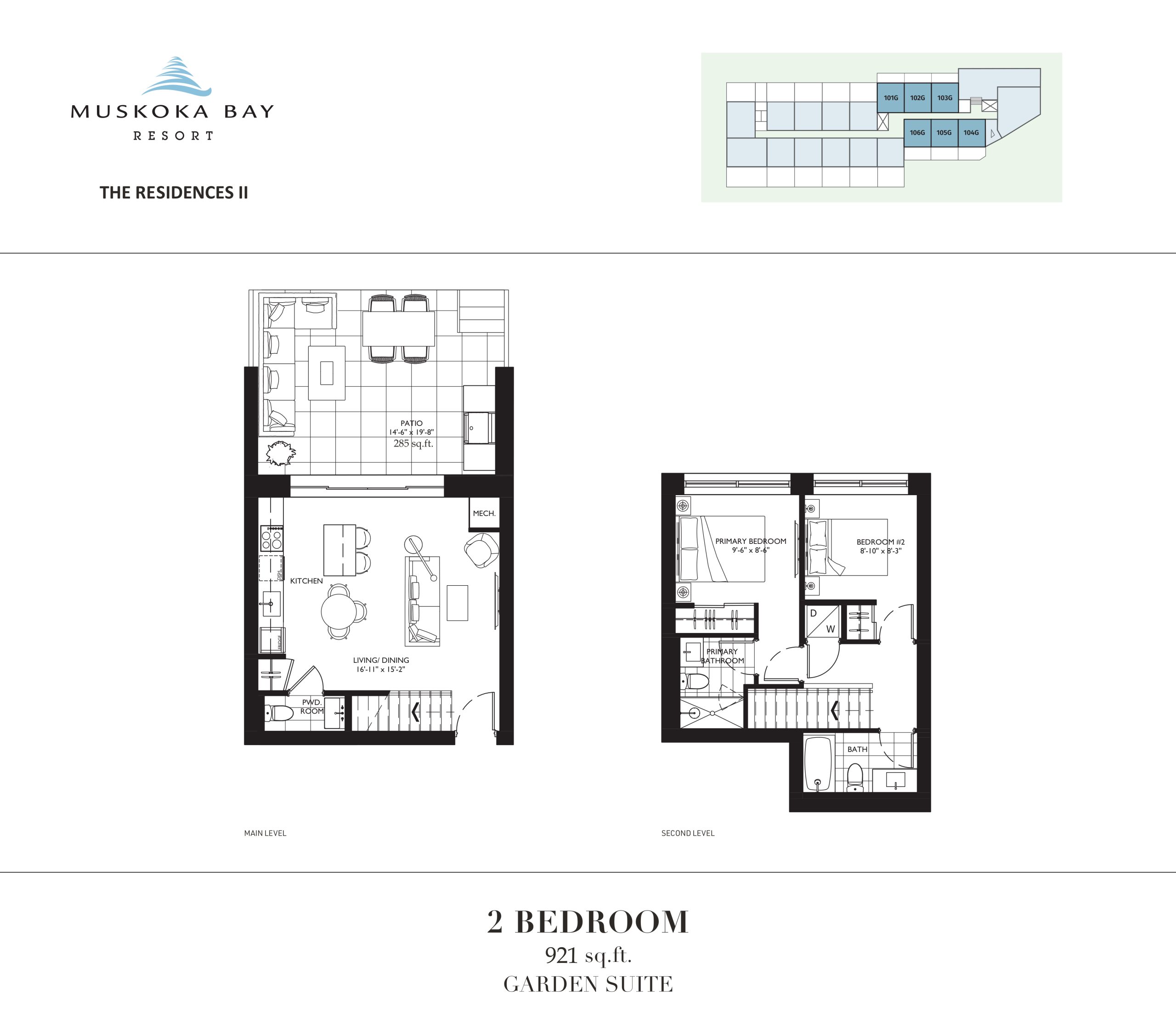 921 sq.ft floor plan