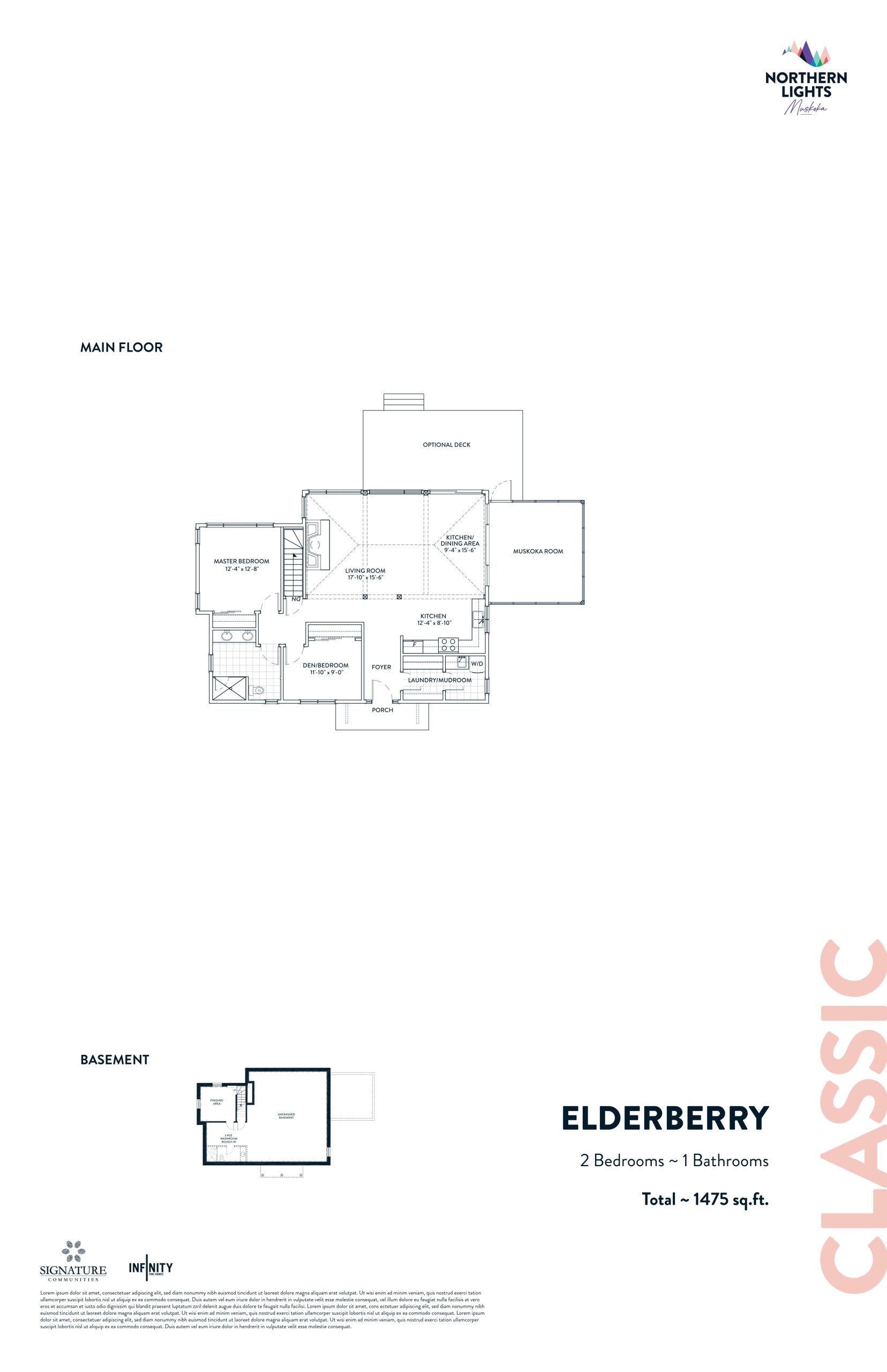 Elderberry floor plan