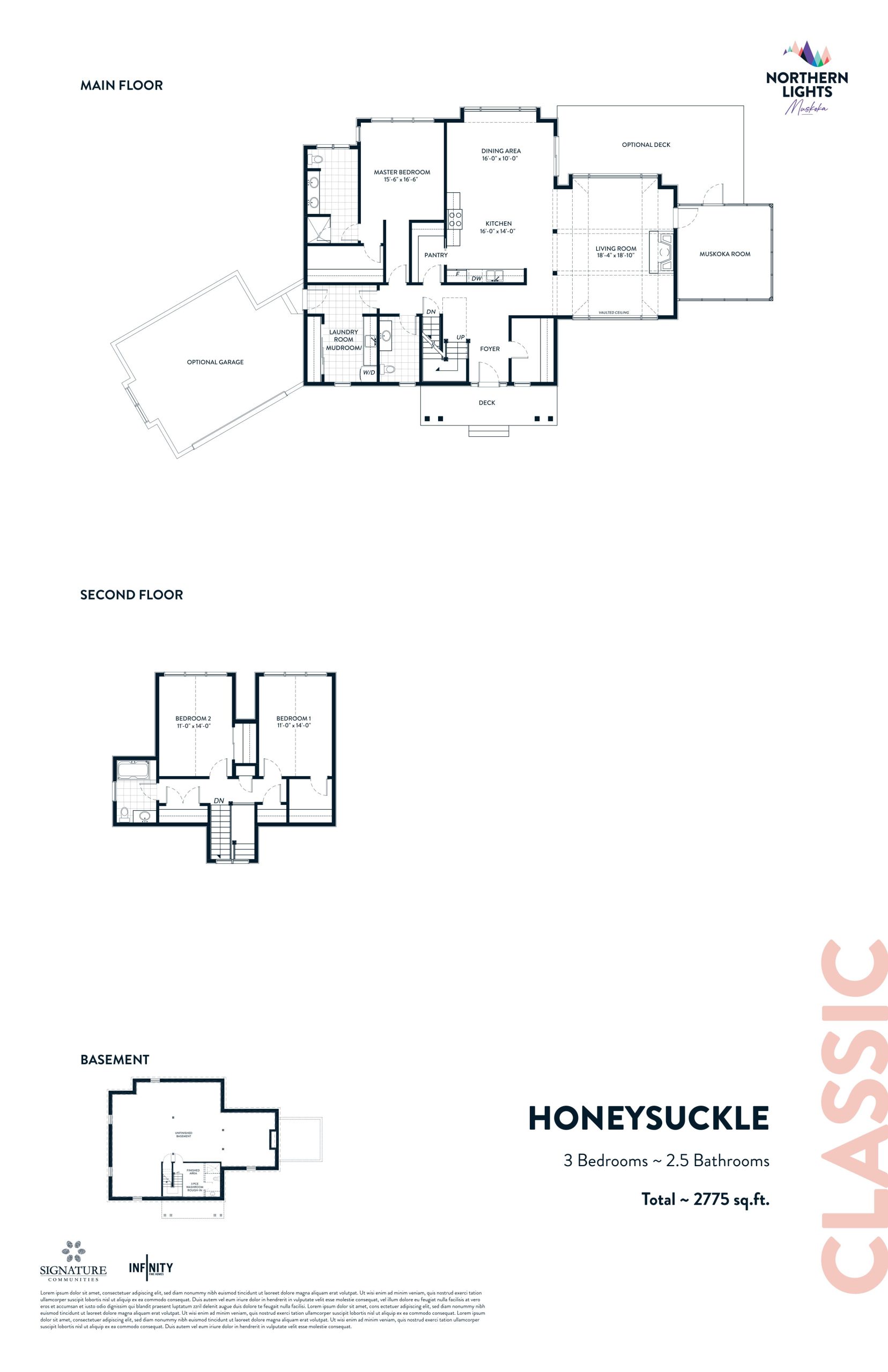 Honeysuckle floor plan