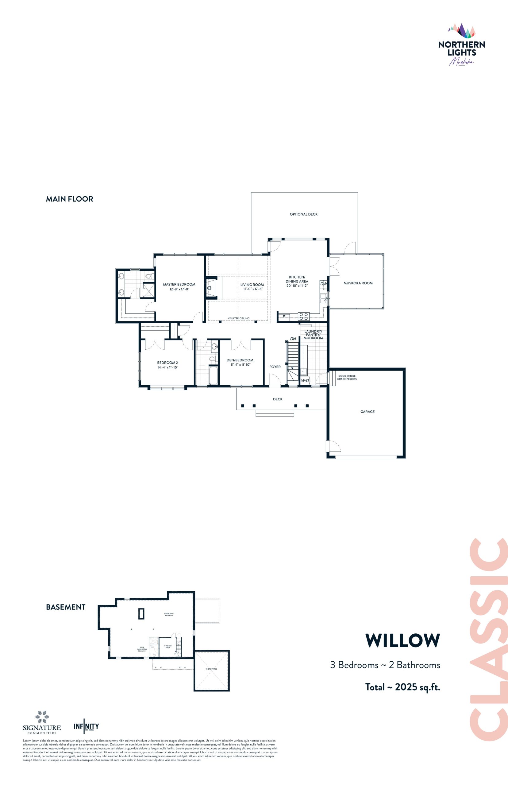Willow floor plan