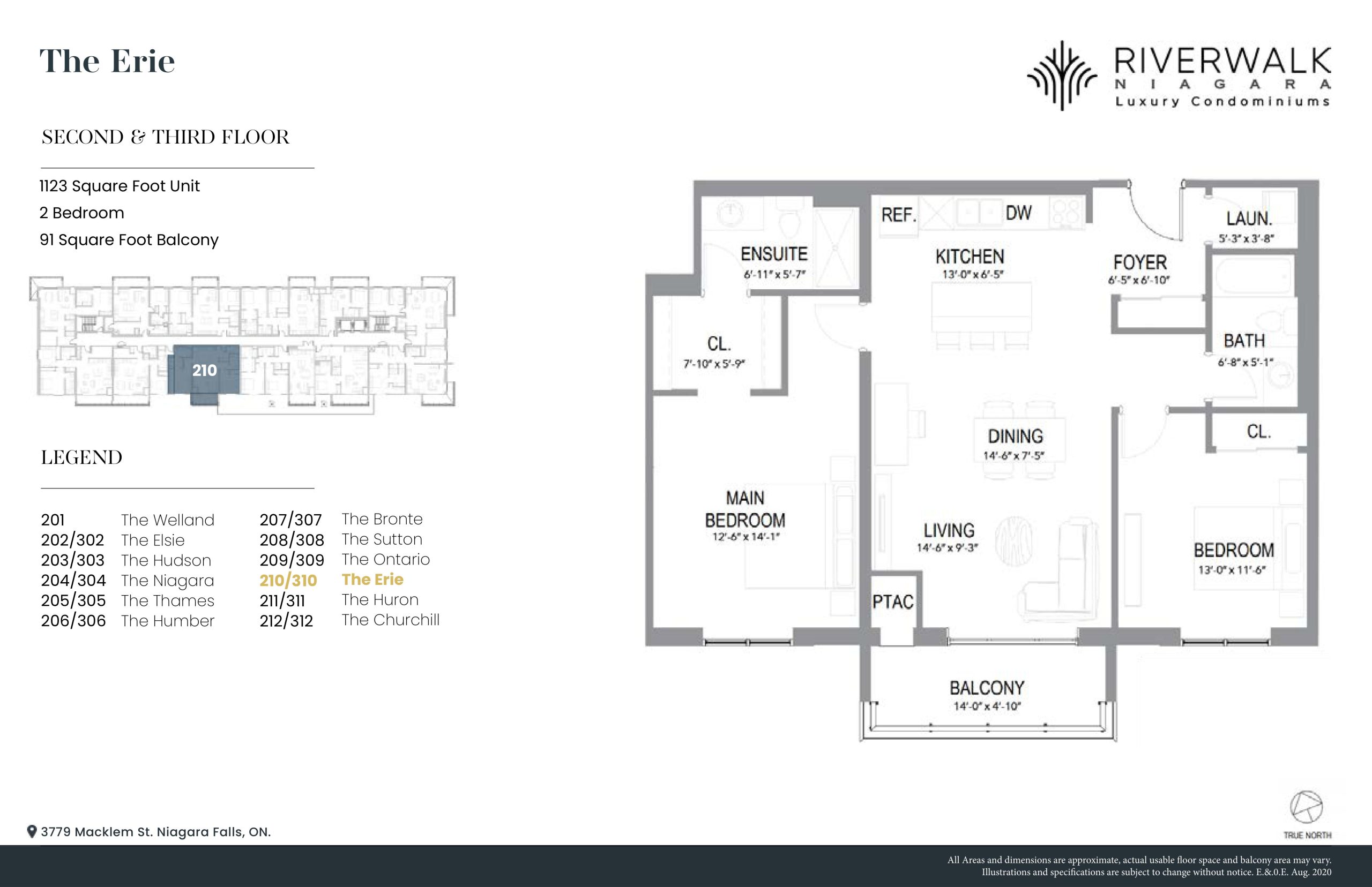 The Erie floor plan