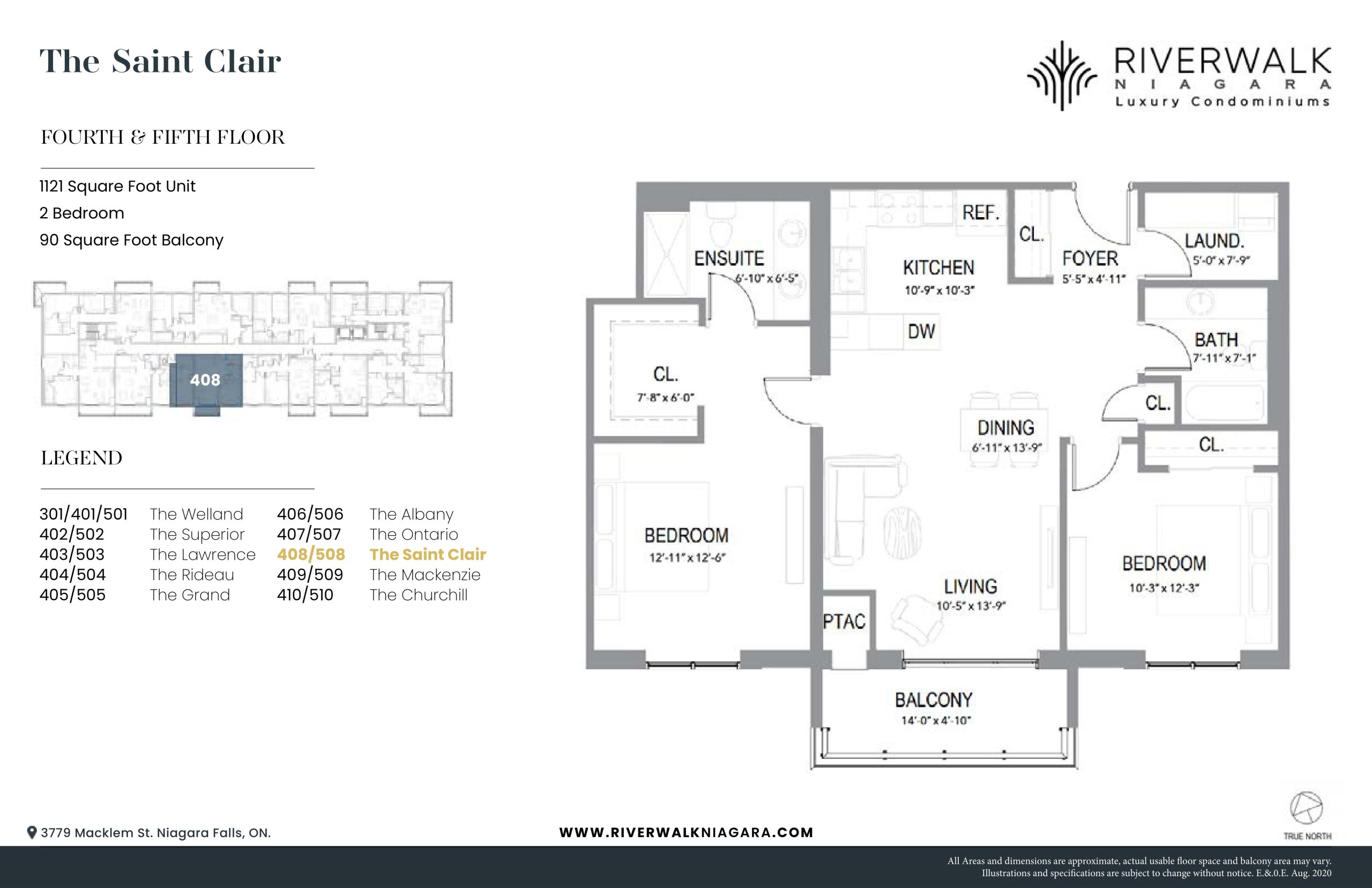 The Saint Clair floor plan