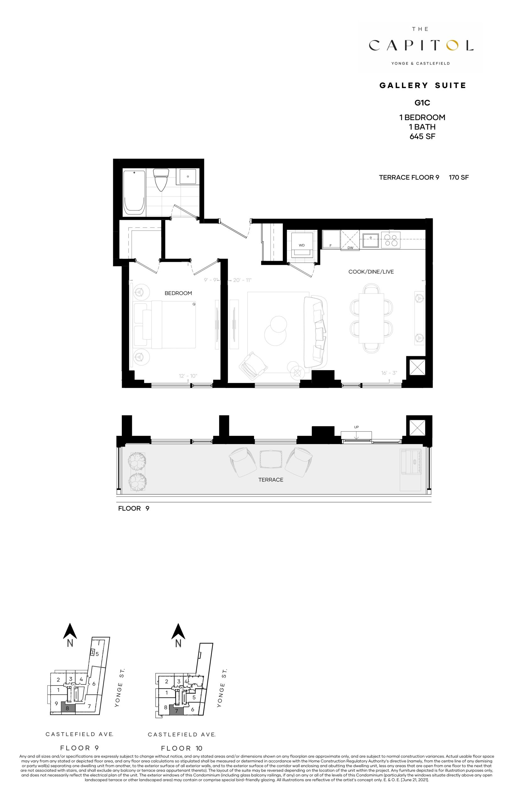 G1C - Gallery Suite floor plan