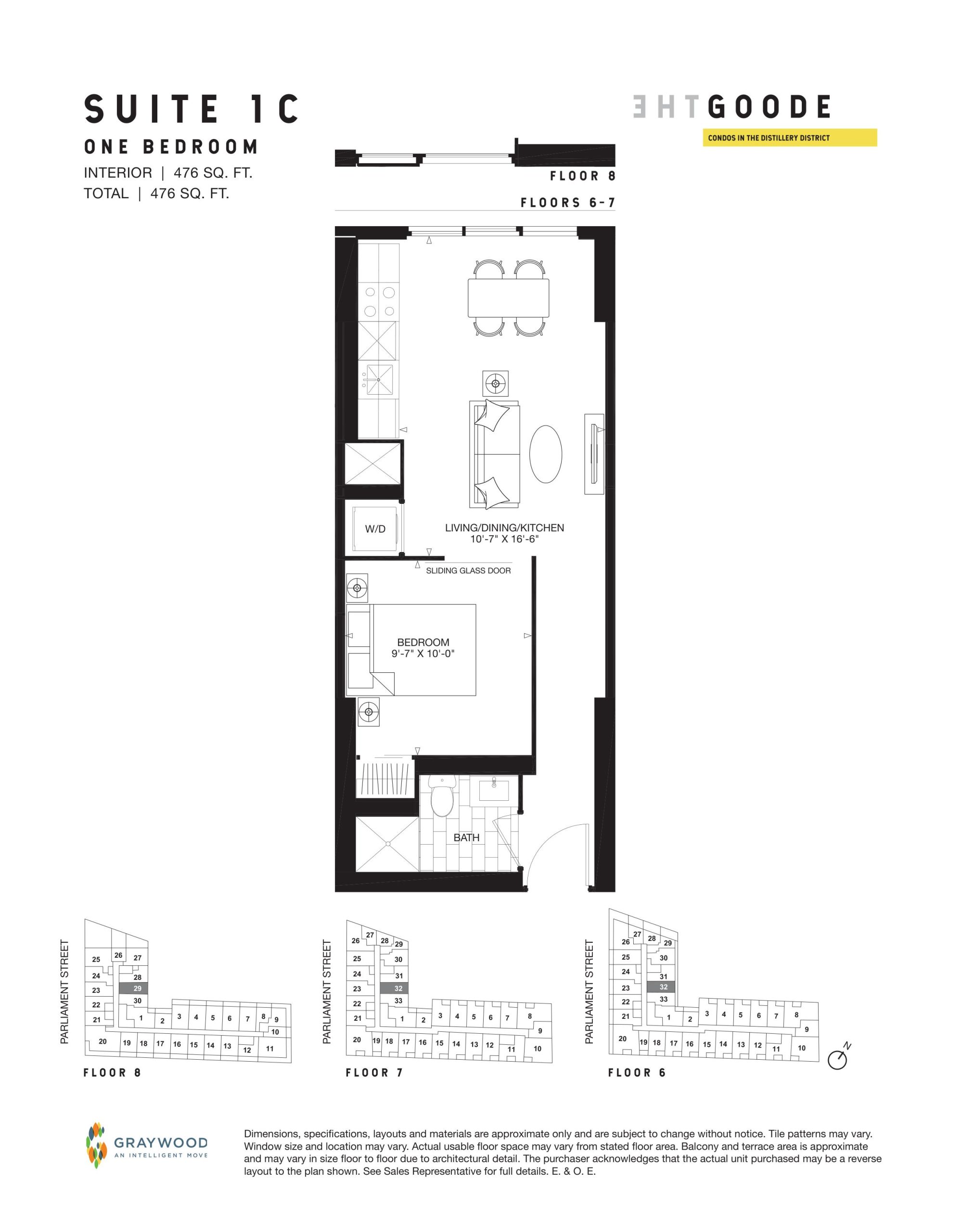Suite 1C floor plan