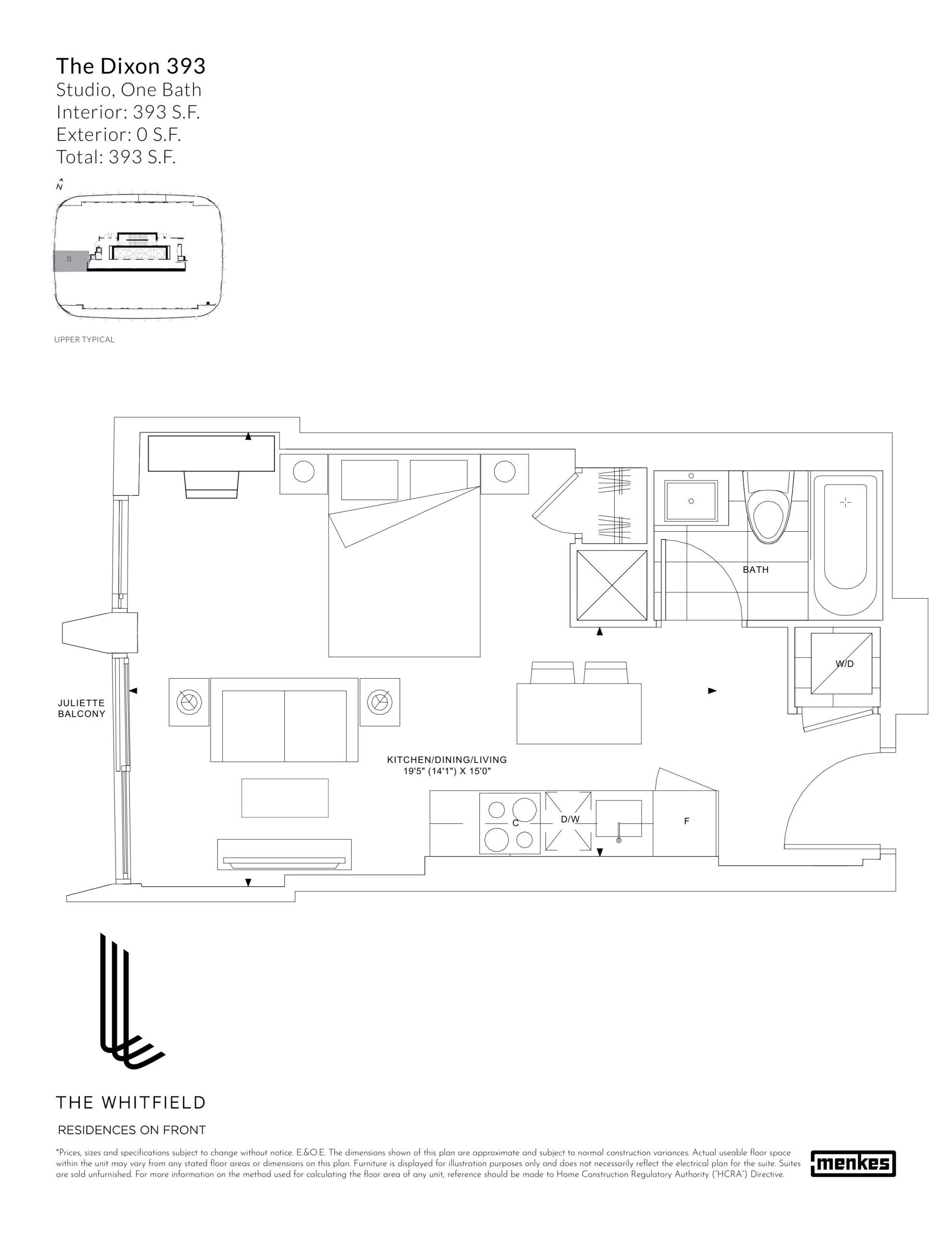 The Dixon 393 floor plan
