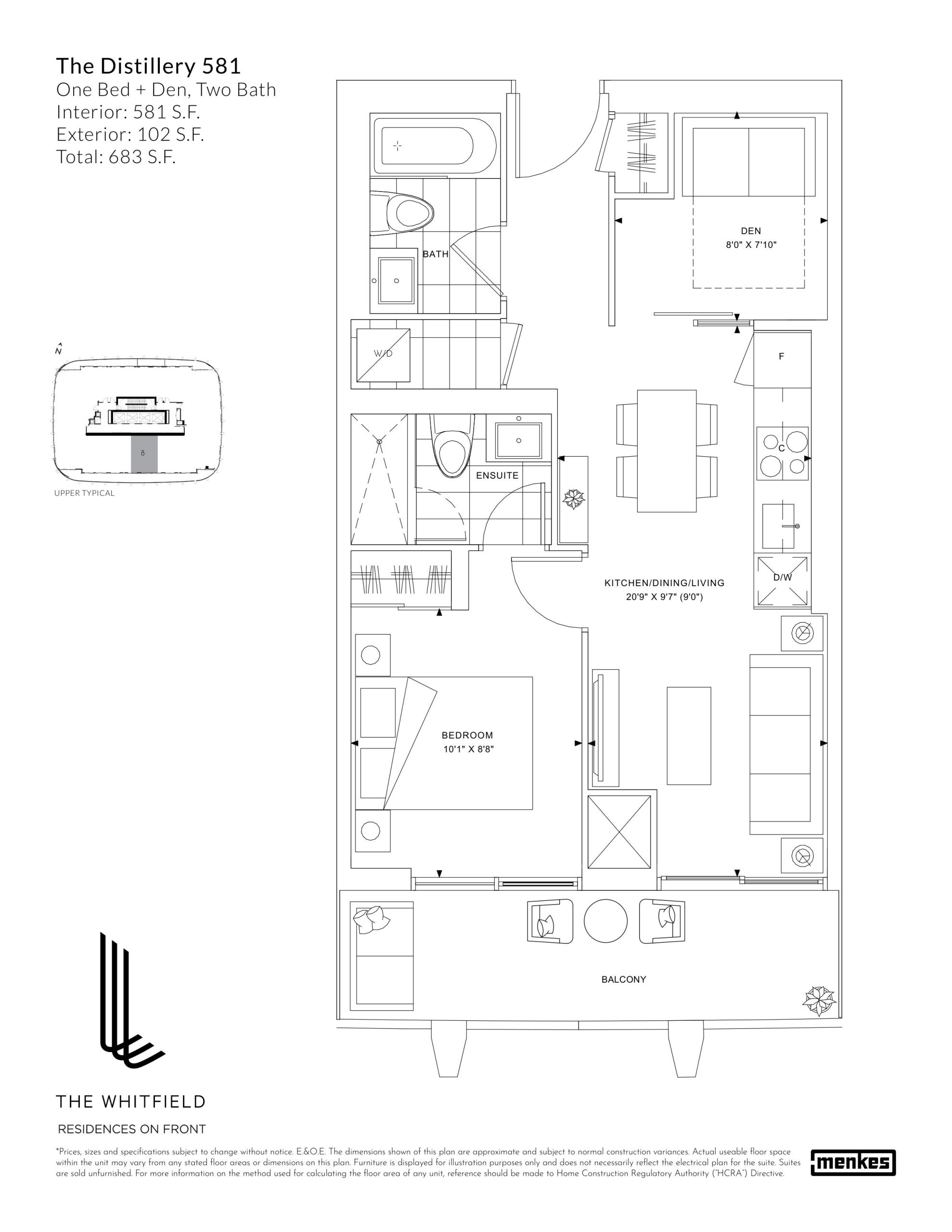 The Distillery 581 floor plan